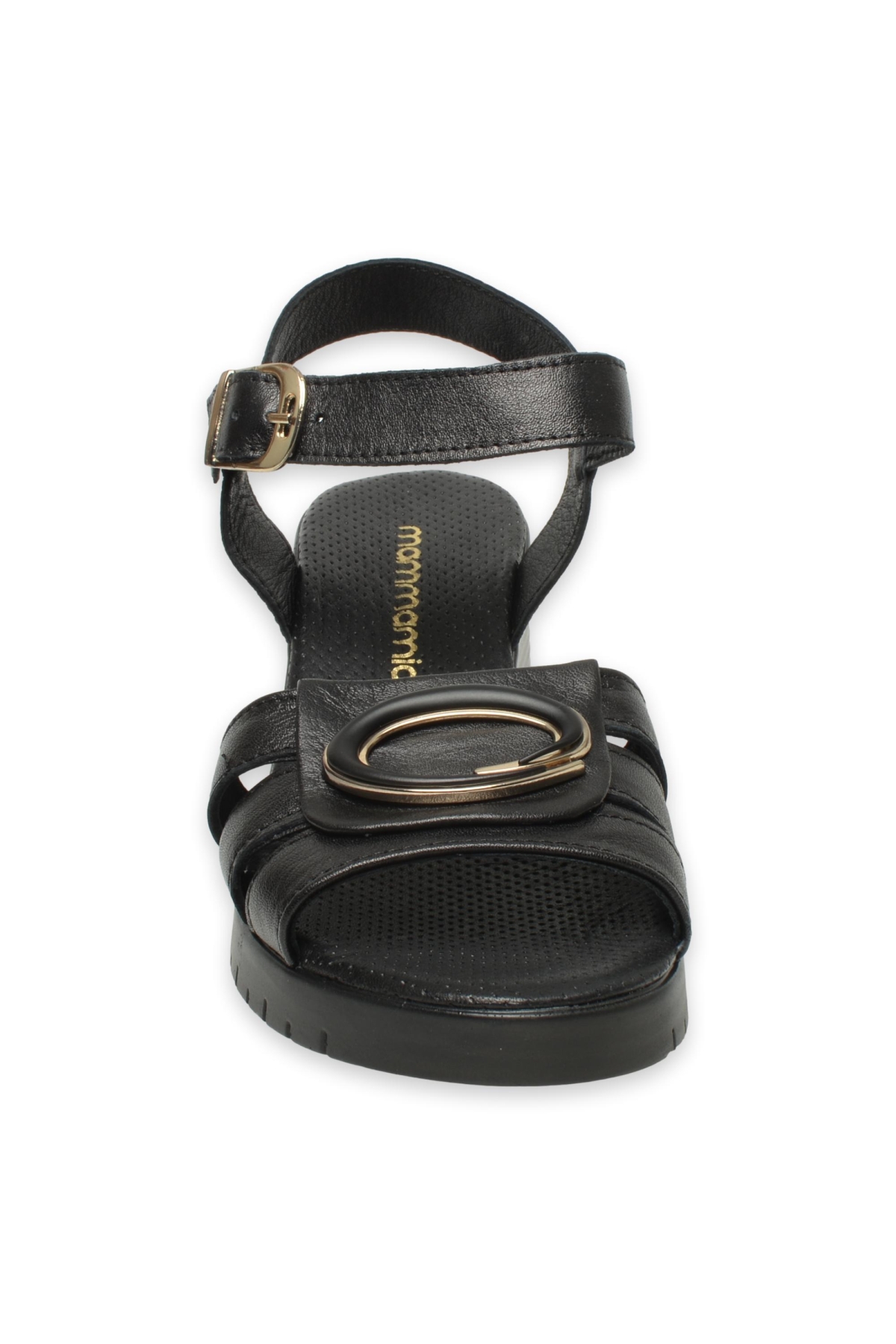 D25Ys-2775 Günlük Siyah Kadın Sandalet - Görsel 4