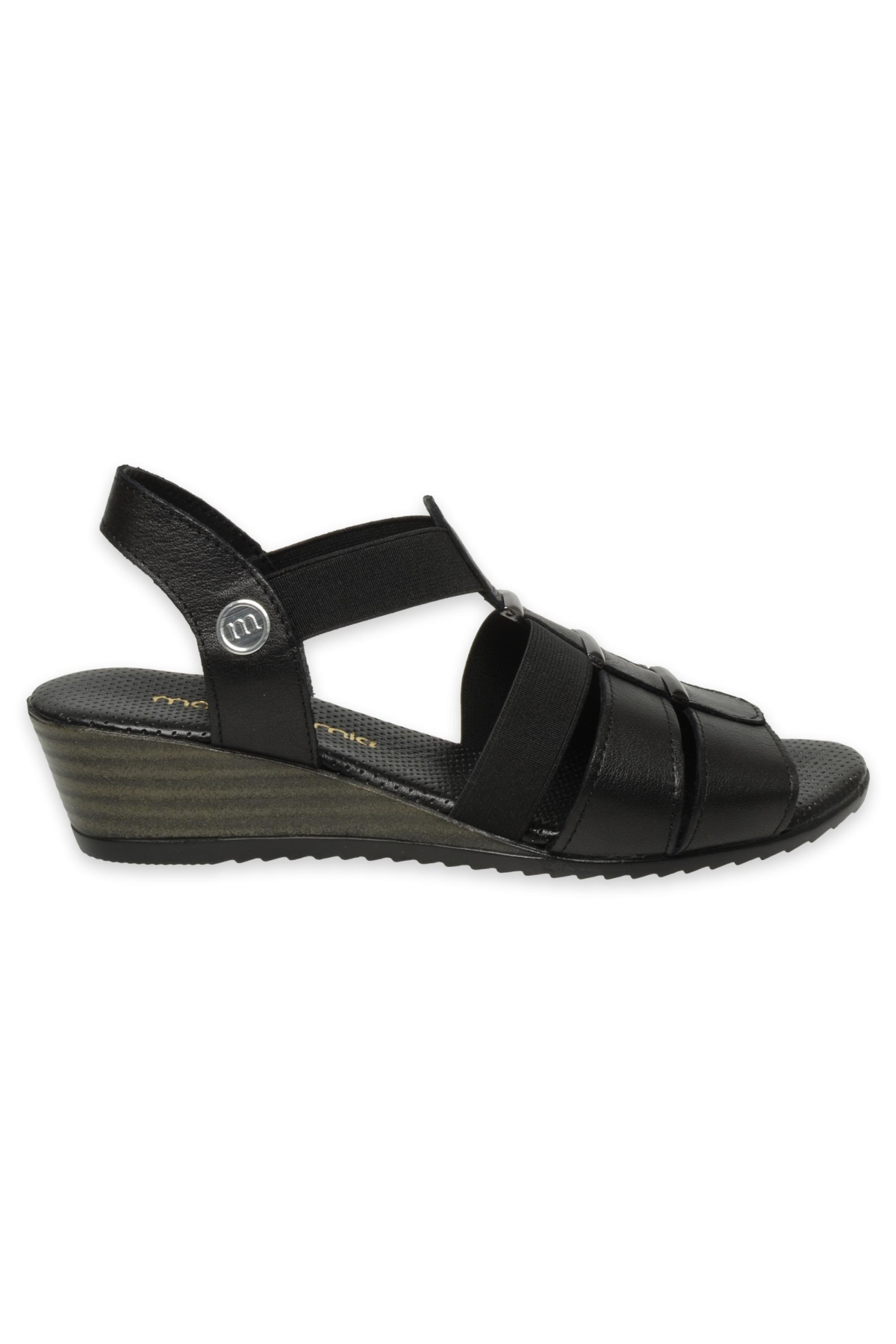 D25Ys-2735Z Günlük Siyah Kadın Sandalet - Görsel 2