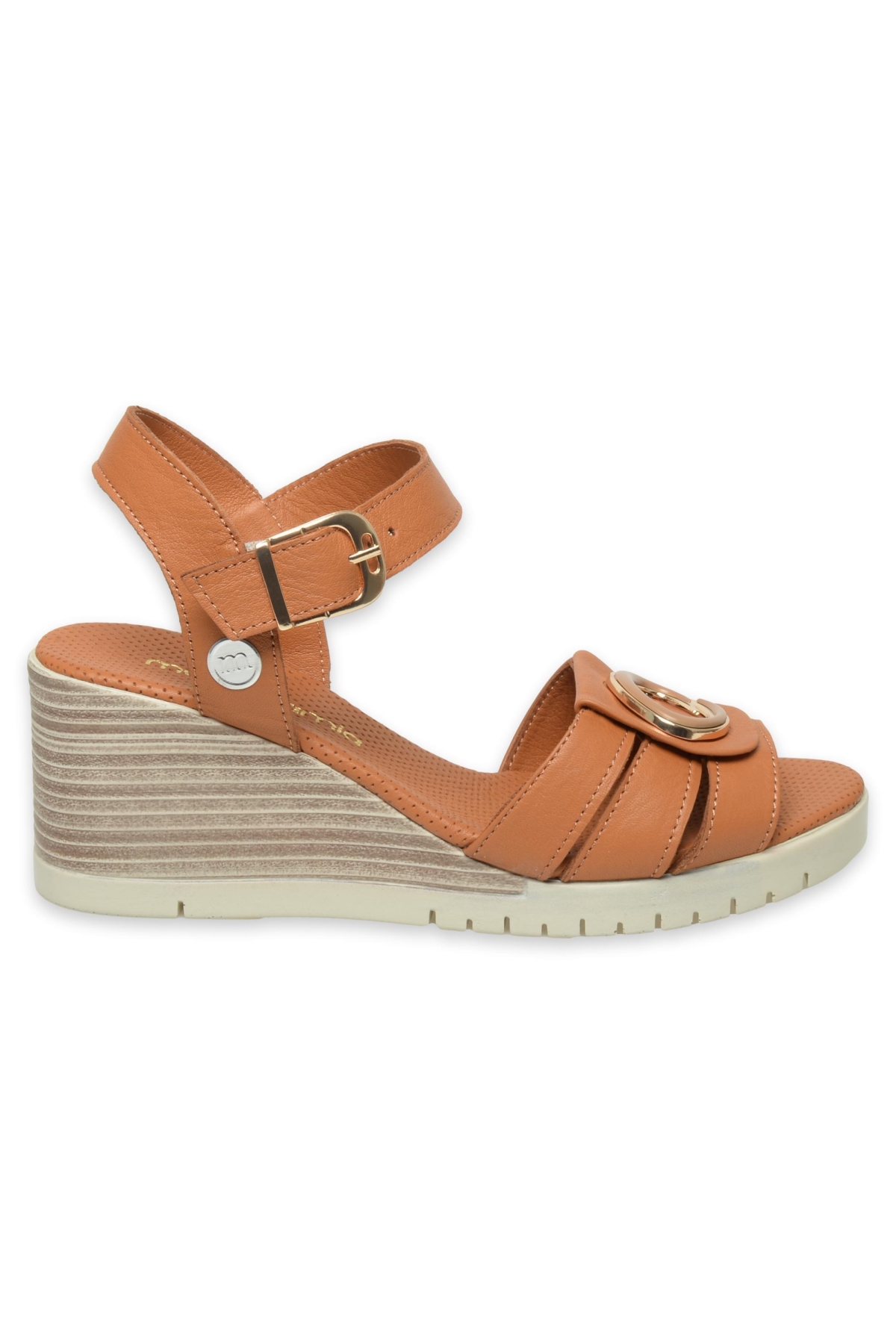 D25Ys-2775 Günlük Taba Kadın Sandalet - Görsel 2