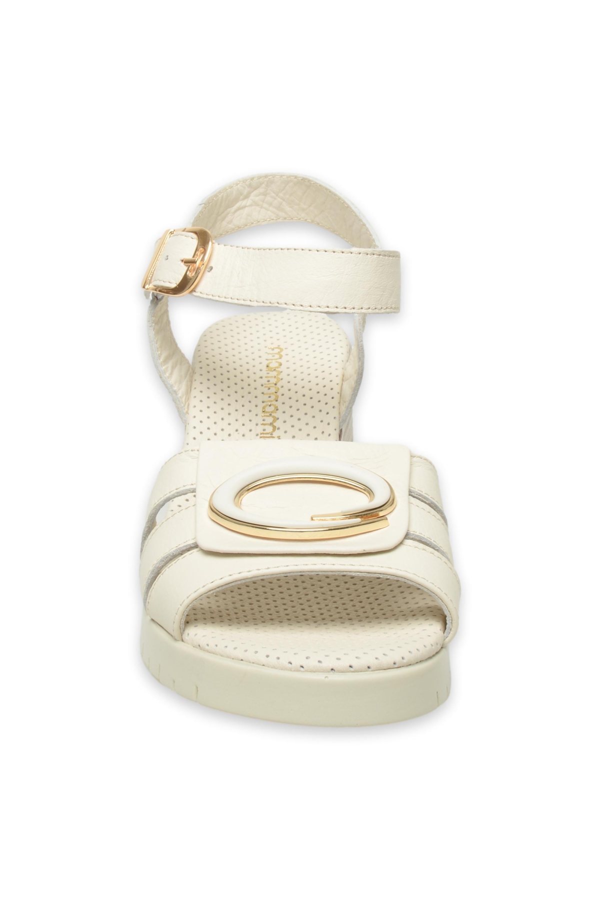 D25Ys-2775 Günlük Krem Kadın Sandalet - Görsel 4