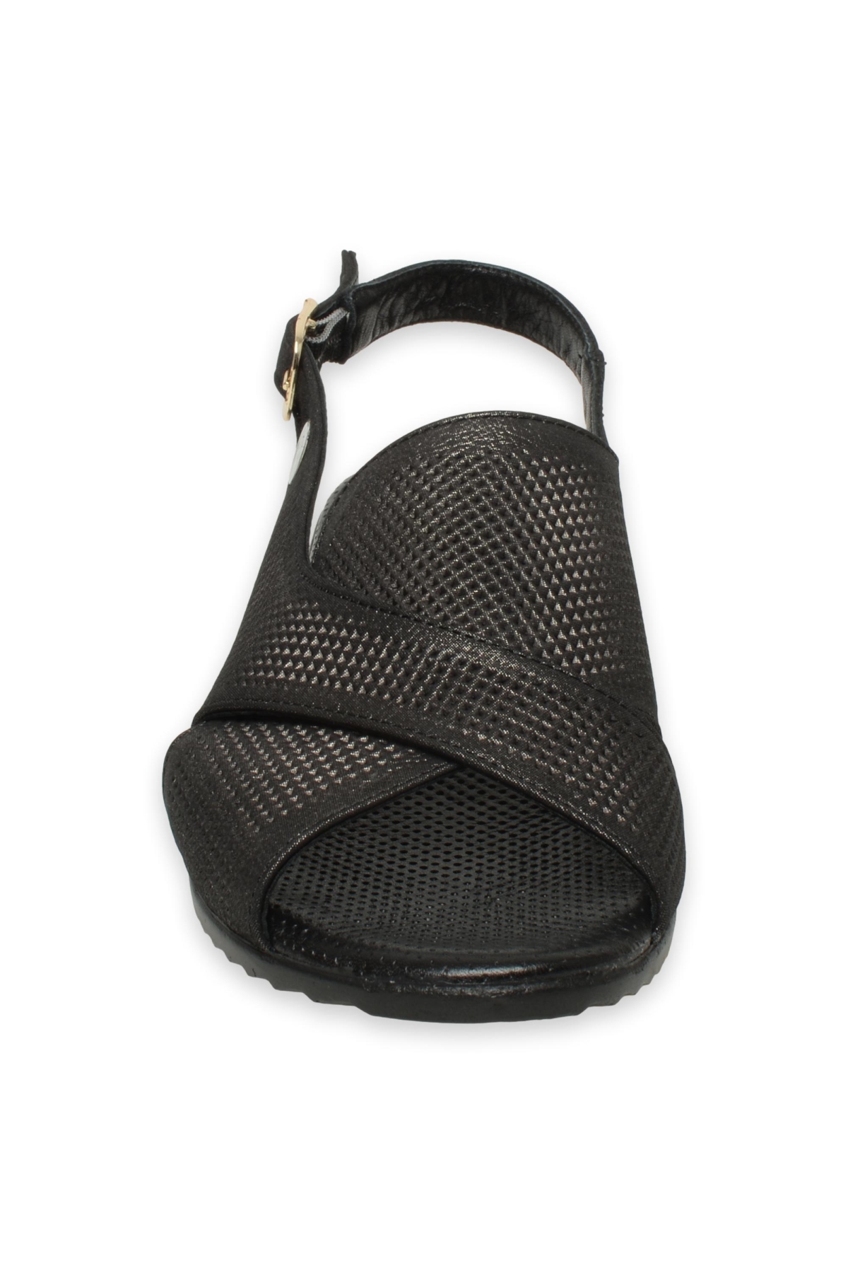 D25Ys-2730Z Günlük Metalik Kadın Sandalet - Görsel 4