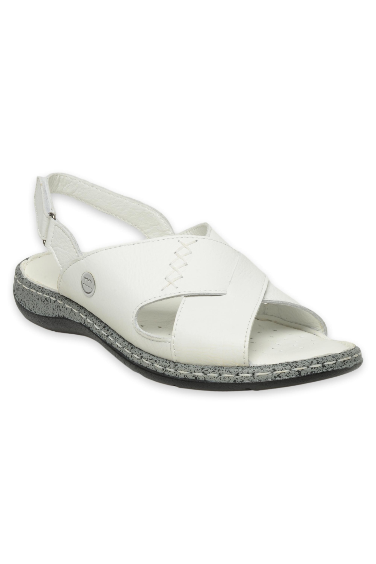D25Ys-2525Z Günlük Beyaz Kadın Sandalet - Görsel 3