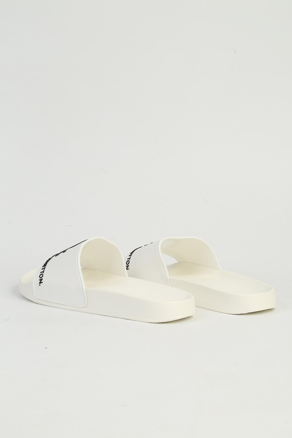 Beyaz Erkek Terlik BN-1434 - Görsel 4