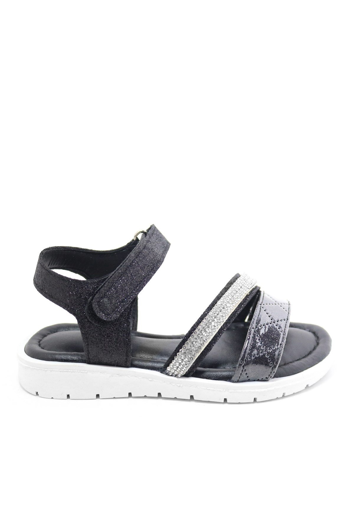 Artico Noumea Siyah Gri Kız Çocuk Sandalet - Görsel 3
