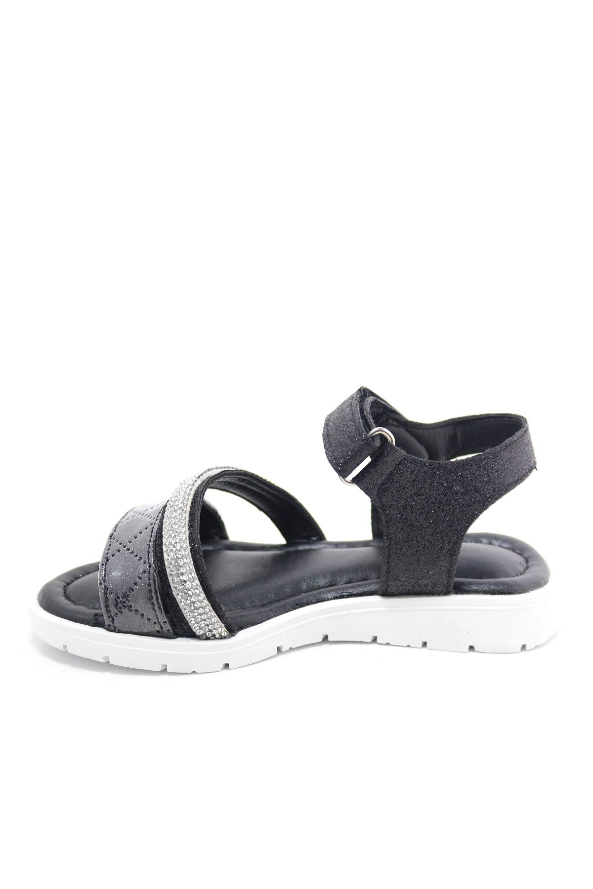 Artico Noumea Siyah Gri Kız Çocuk Sandalet - Görsel 4
