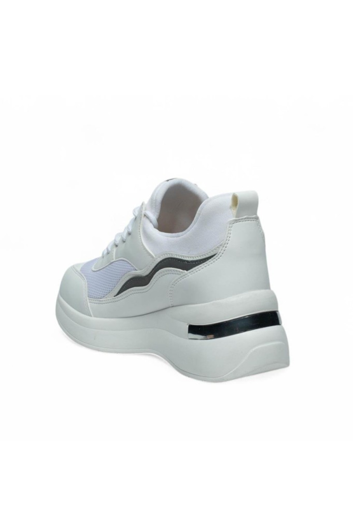 327-25 Deri Anorak Anatomik Kadın Sneaker - Görsel 4