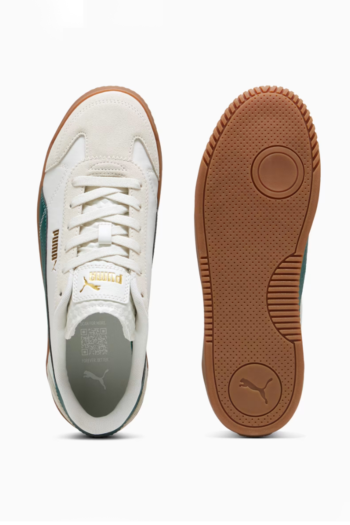 Club 5v5 Lux OG Unisex Deri Sneaker Ayakkabı Gri - Görsel 5