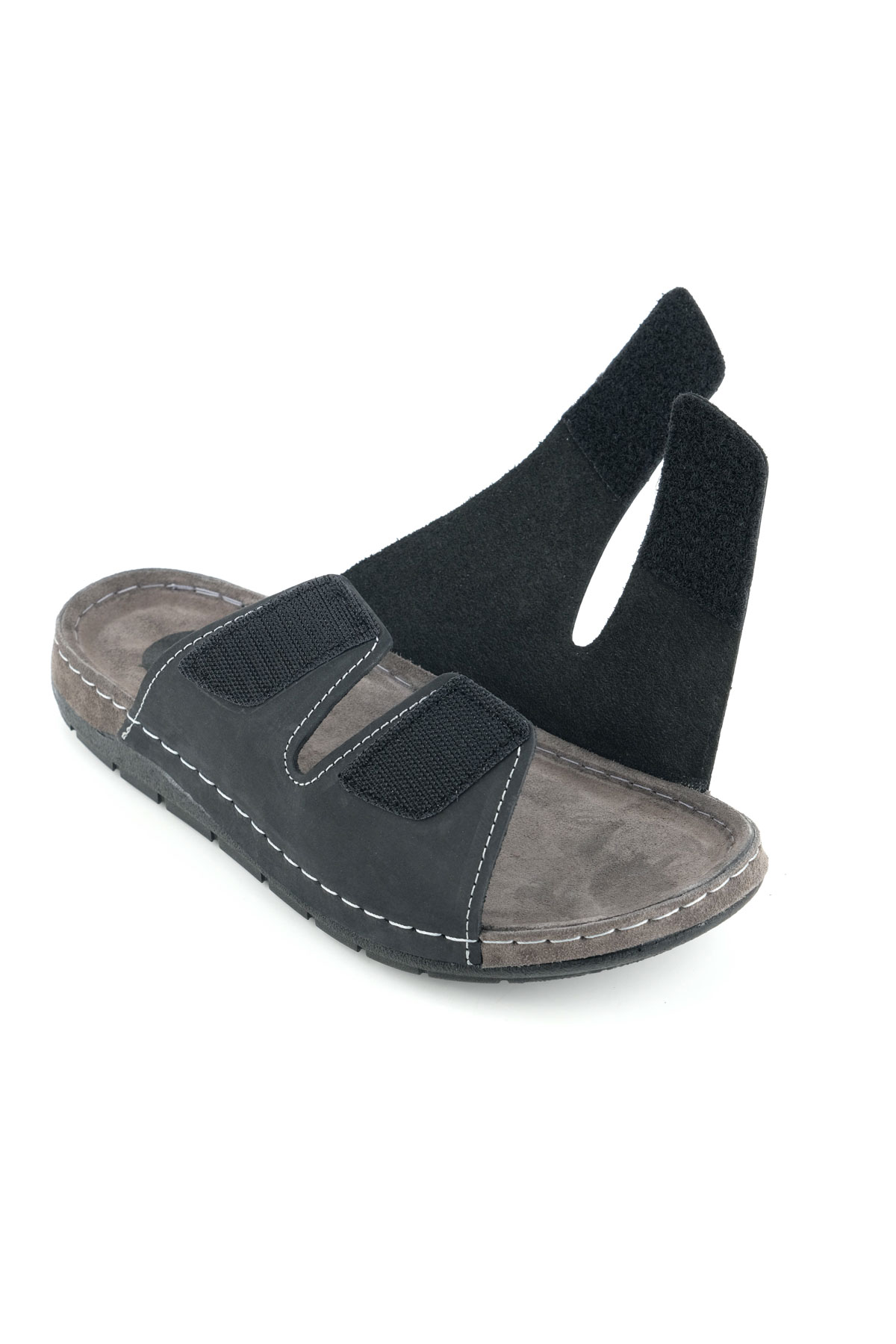 Gezer Erkek Yazlık İç Dış Hakiki Deri Günlük Terlik - Görsel 7