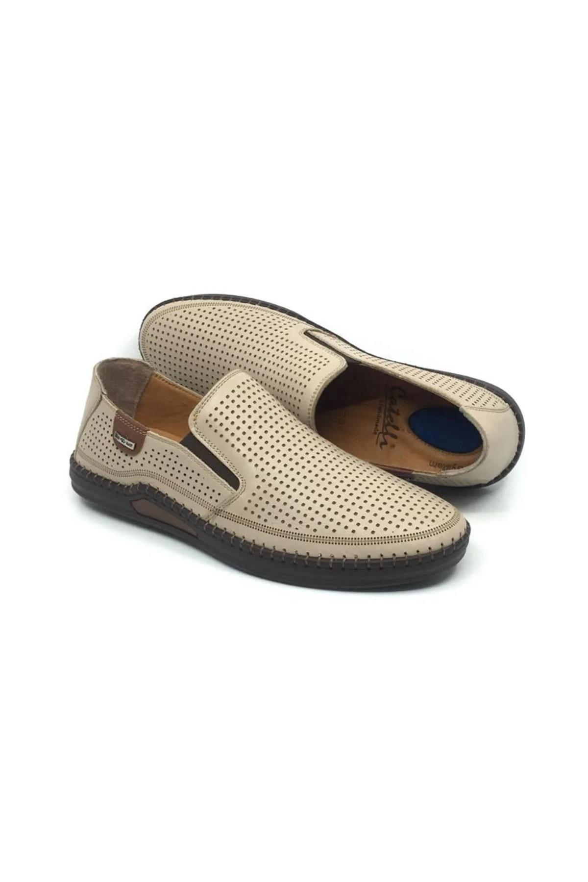 573 Ortopedik Jell Taban Hakiki Deri Günlük Erkek Ayakkabı - Görsel 3