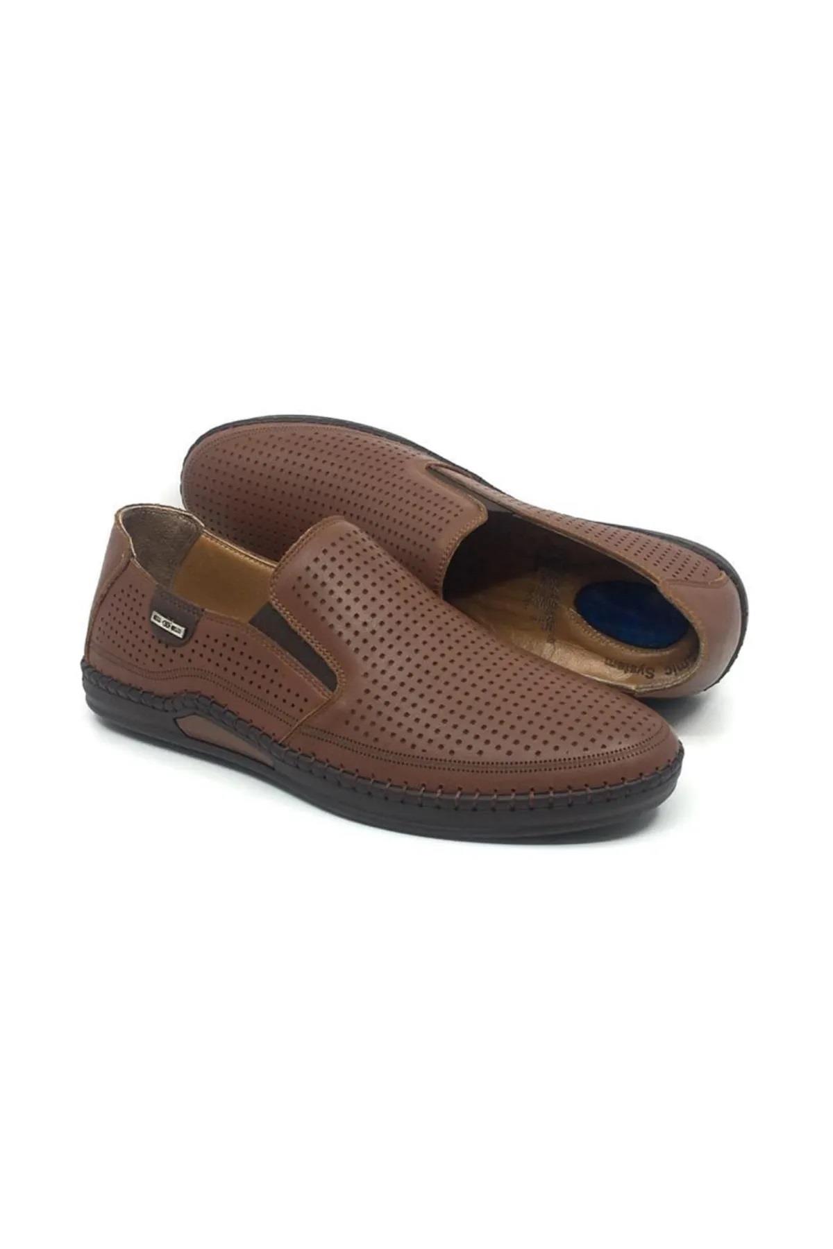 573 Ortopedik Jell Taban Hakiki Deri Günlük Erkek Ayakkabı - Görsel 3
