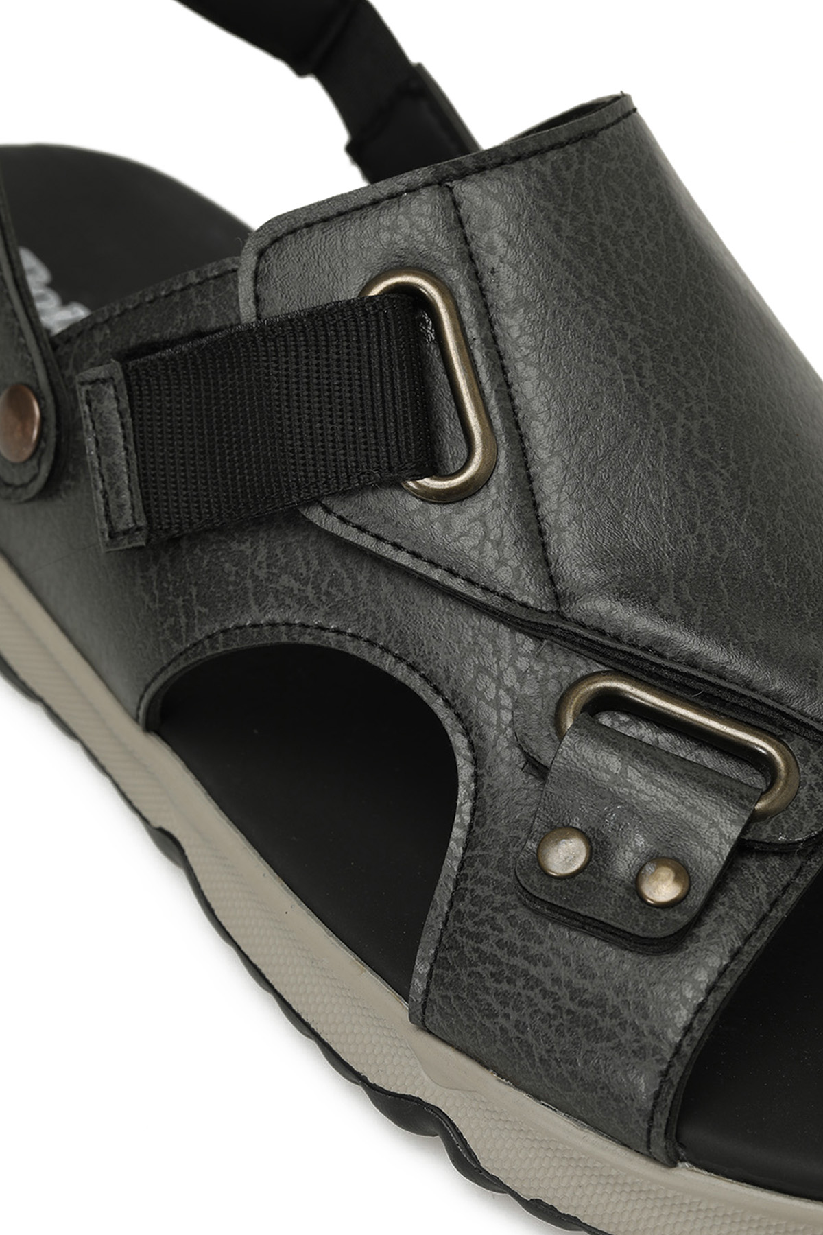 408048.M5FX Antrasit Erkek Sandalet - Görsel 8