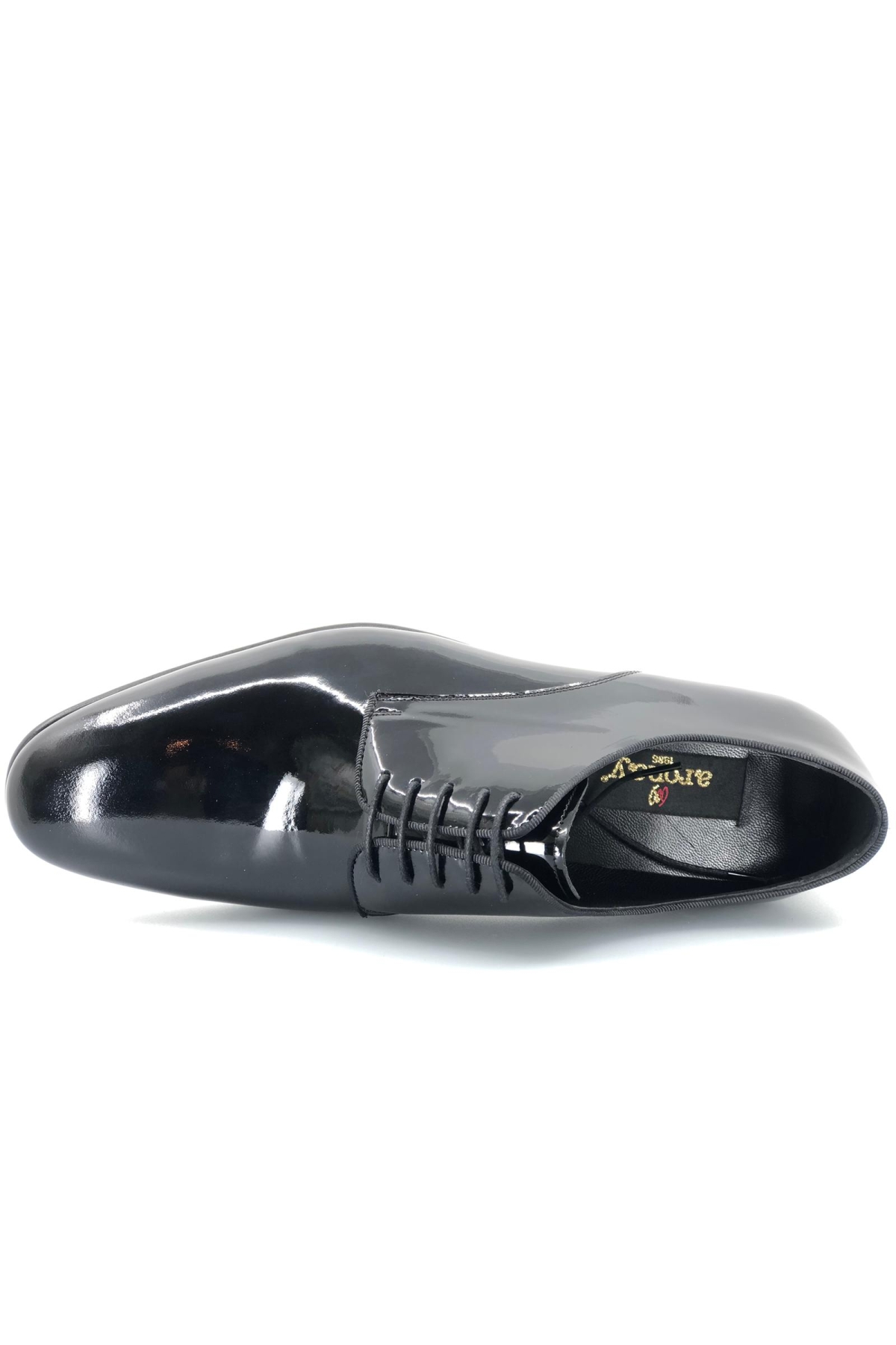 406 %100 Hakiki Deri Bağcıklı Jurdan Kösele Erkek Klasik Ayakkabı - Görsel 5