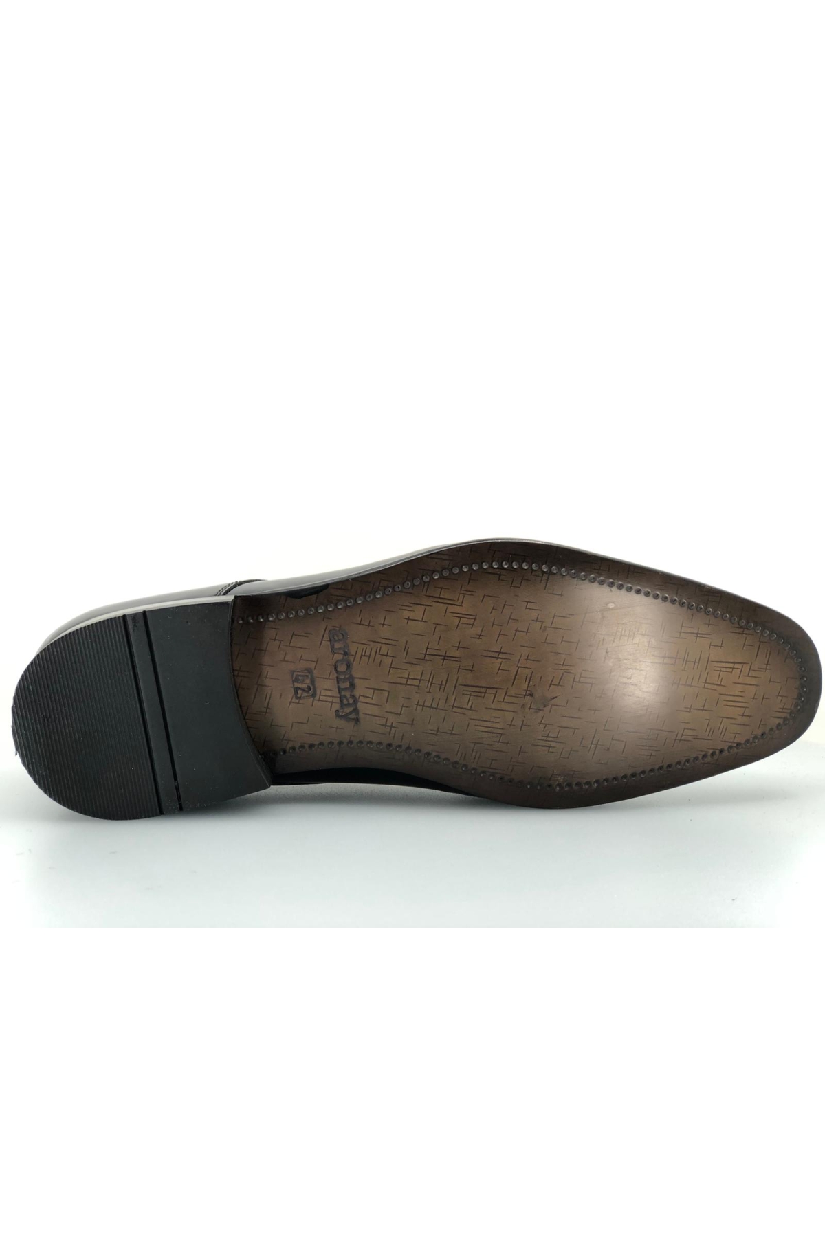 406 %100 Hakiki Deri Bağcıklı Jurdan Kösele Erkek Klasik Ayakkabı - Görsel 6