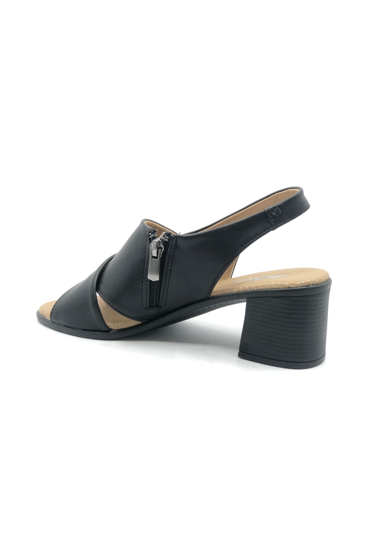 Ortapedik Kısa Topuklu Çapraz Bantlı Kadın Ayakkabı - Görsel 5
