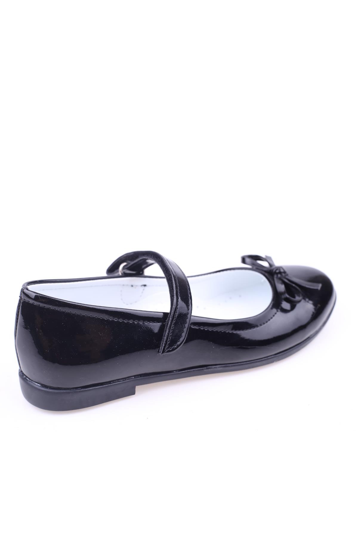 Ortaç 2079 Kız Çocuk Balerin Cırtlı Rugan Babet Ayakkabı - Görsel 5