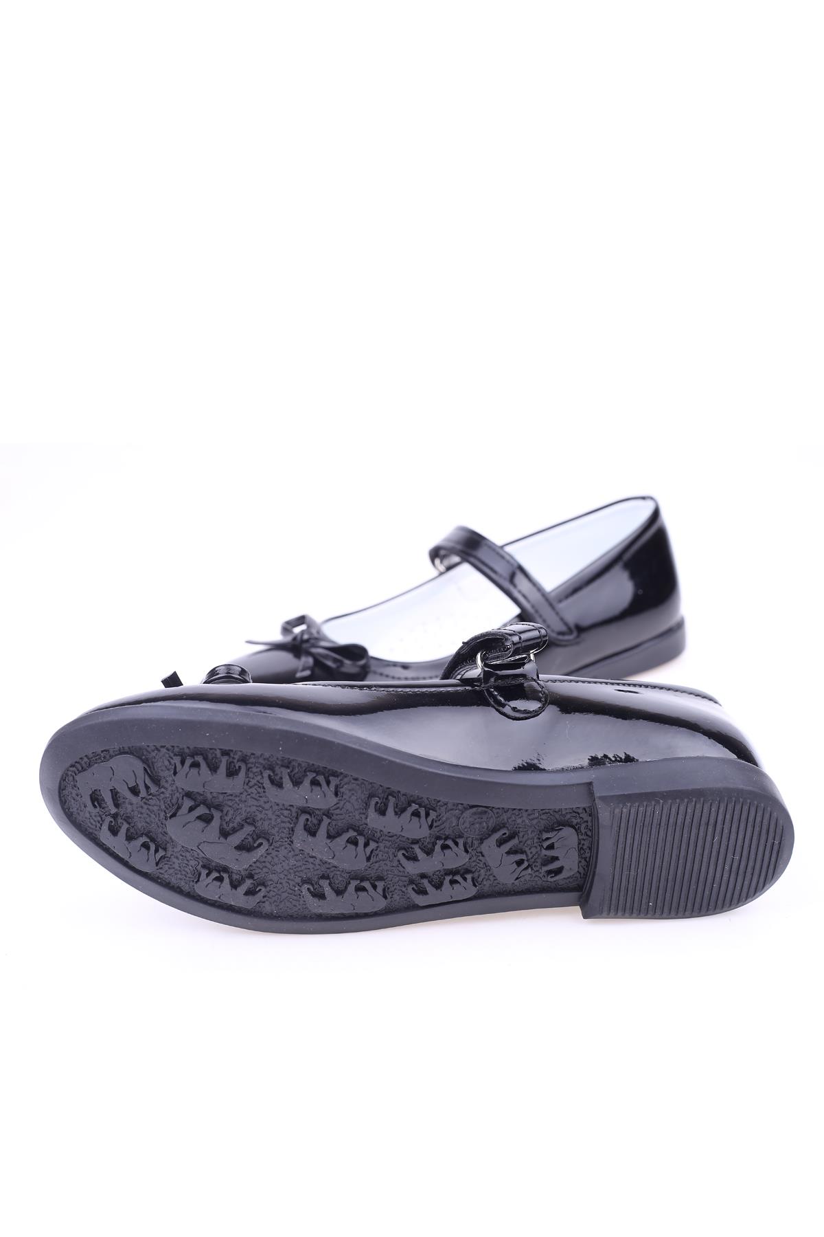 Ortaç 2079 Kız Çocuk Balerin Cırtlı Rugan Babet Ayakkabı - Görsel 6