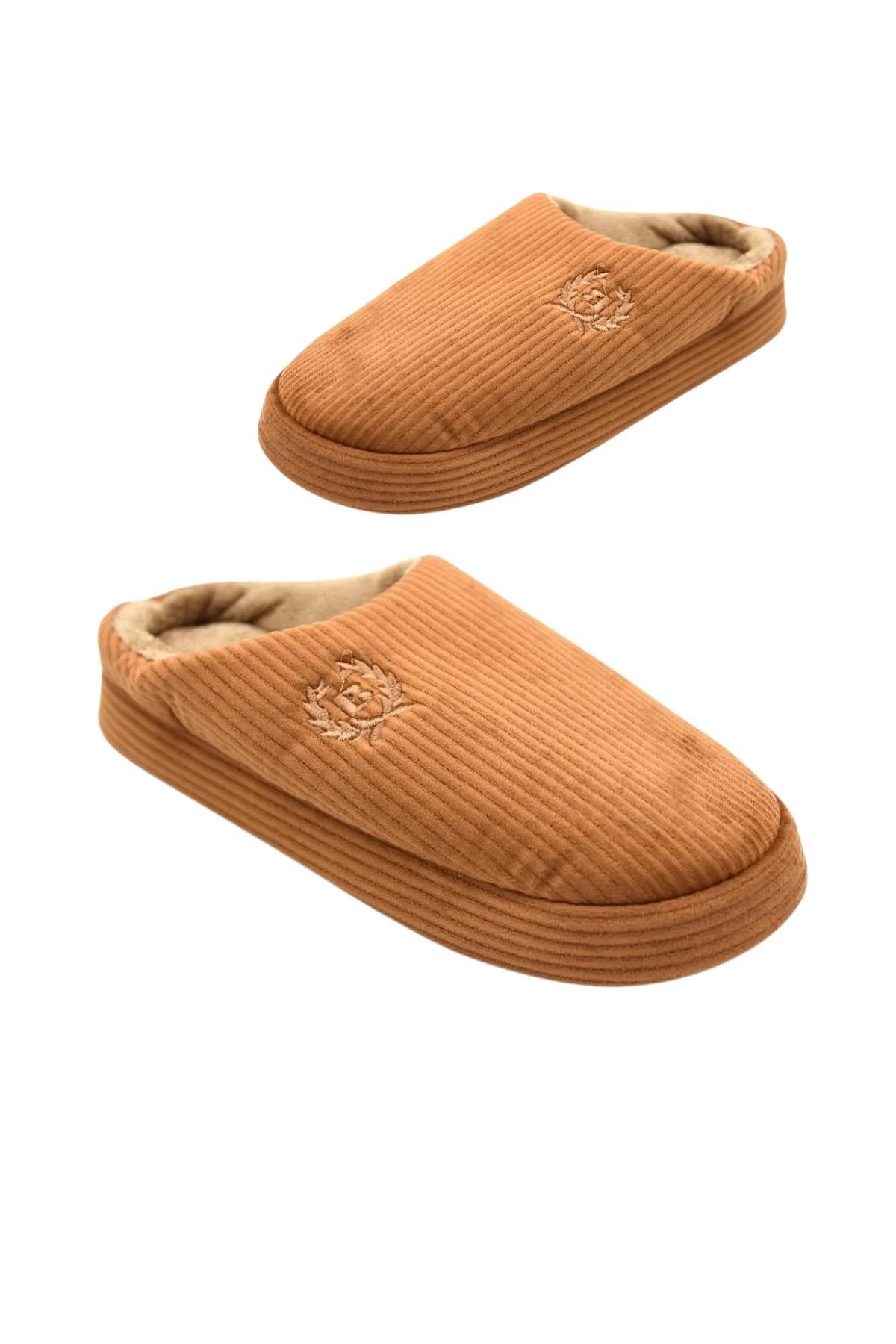 2488 Erkek Kışlık Ev Halı Misafir Terliği - Görsel 3