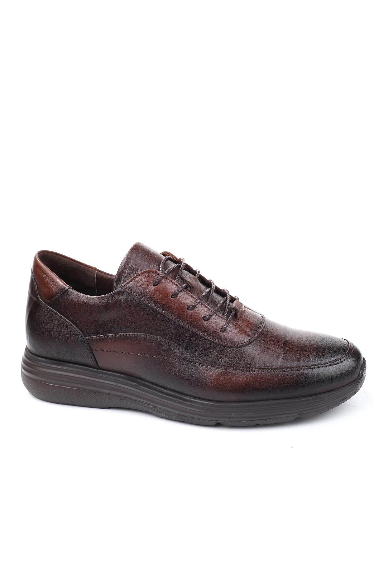 744 Deri Bağcıklı Günlük Erkek Ayakkabı - Görsel 2