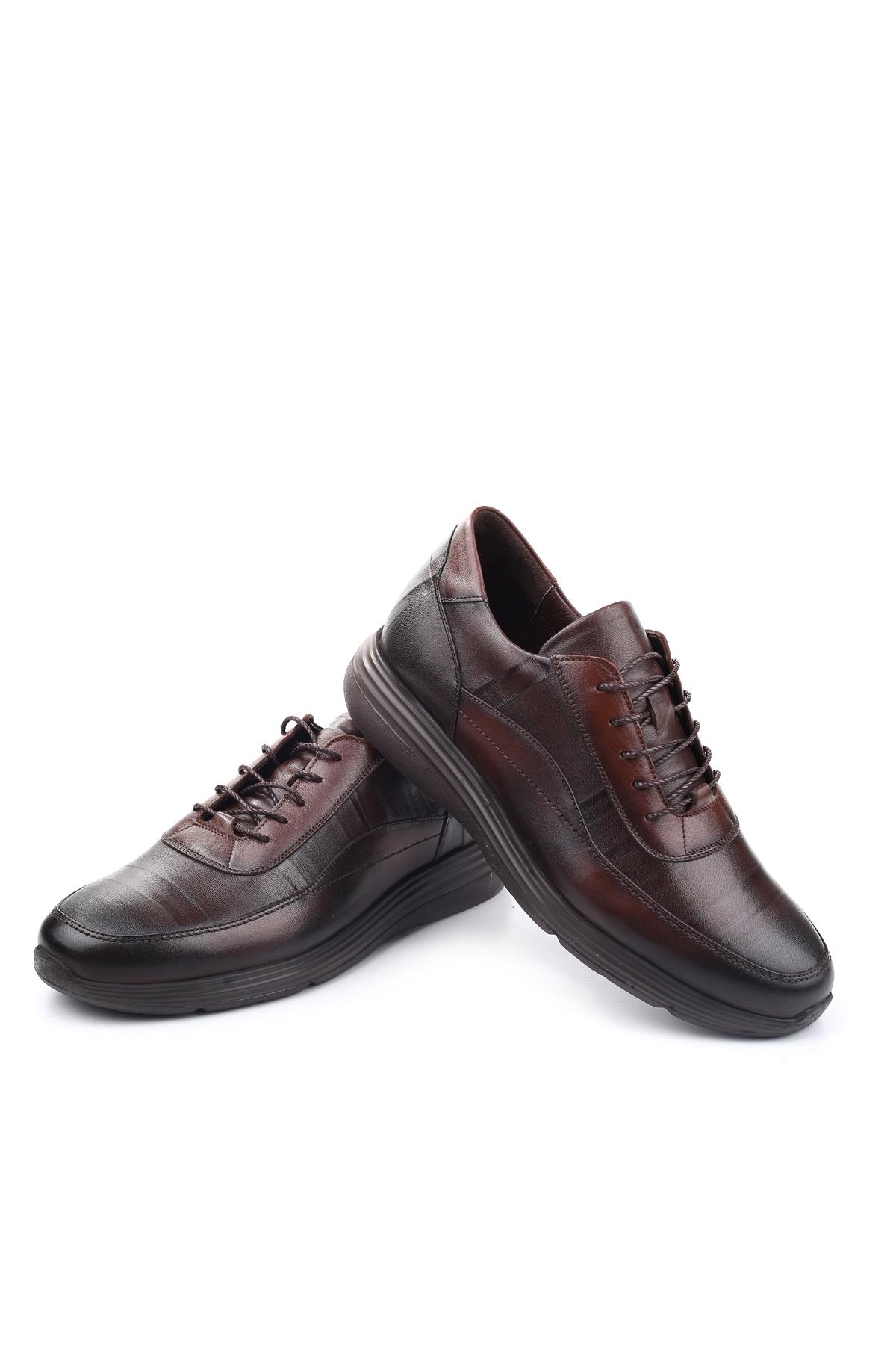 744 Deri Bağcıklı Günlük Erkek Ayakkabı - Görsel 4