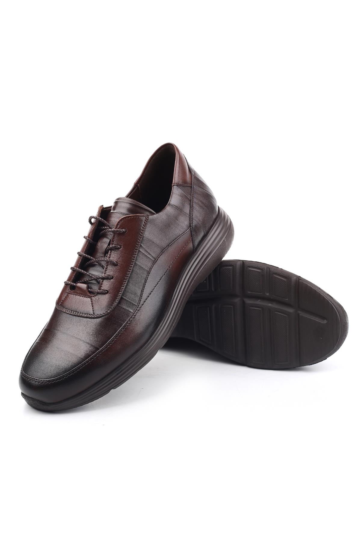 744 Deri Bağcıklı Günlük Erkek Ayakkabı - Görsel 5