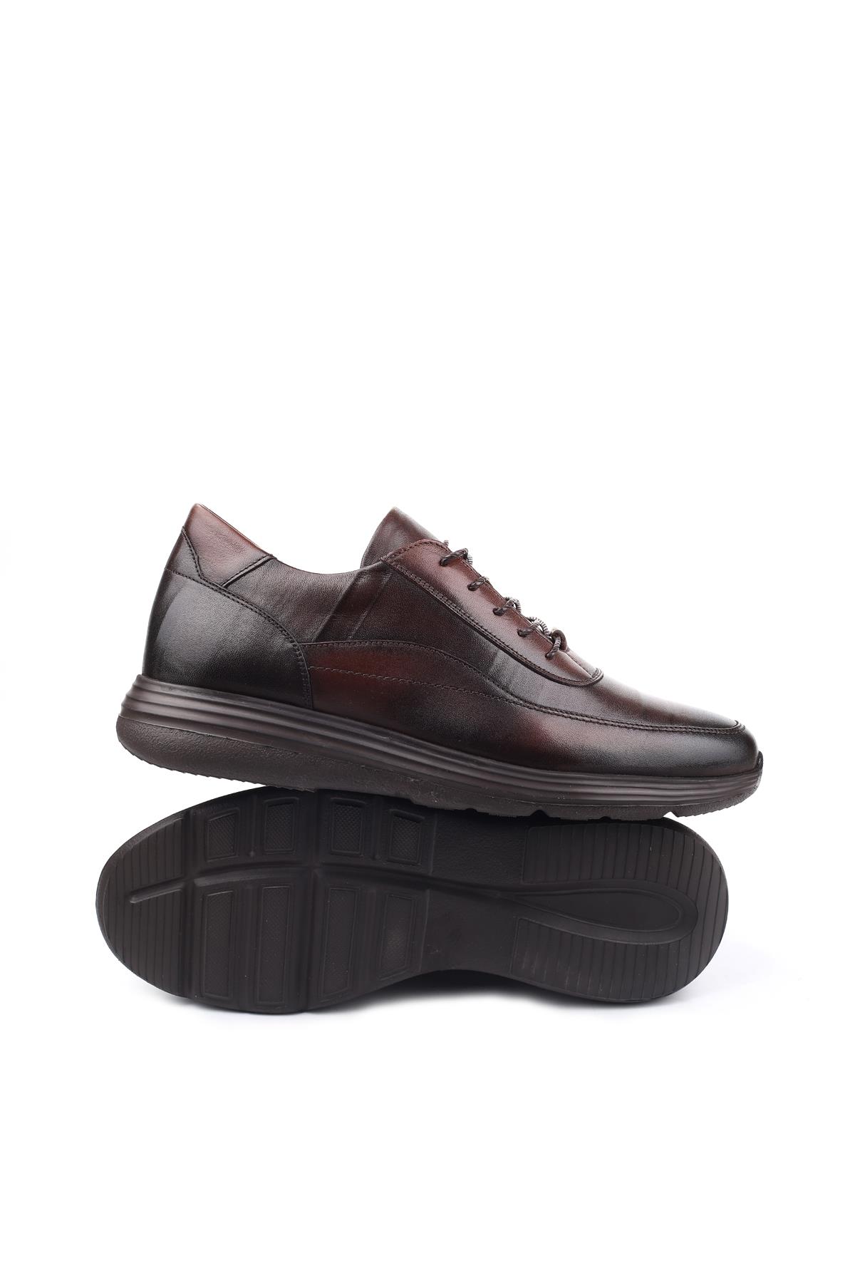 744 Deri Bağcıklı Günlük Erkek Ayakkabı - Görsel 6