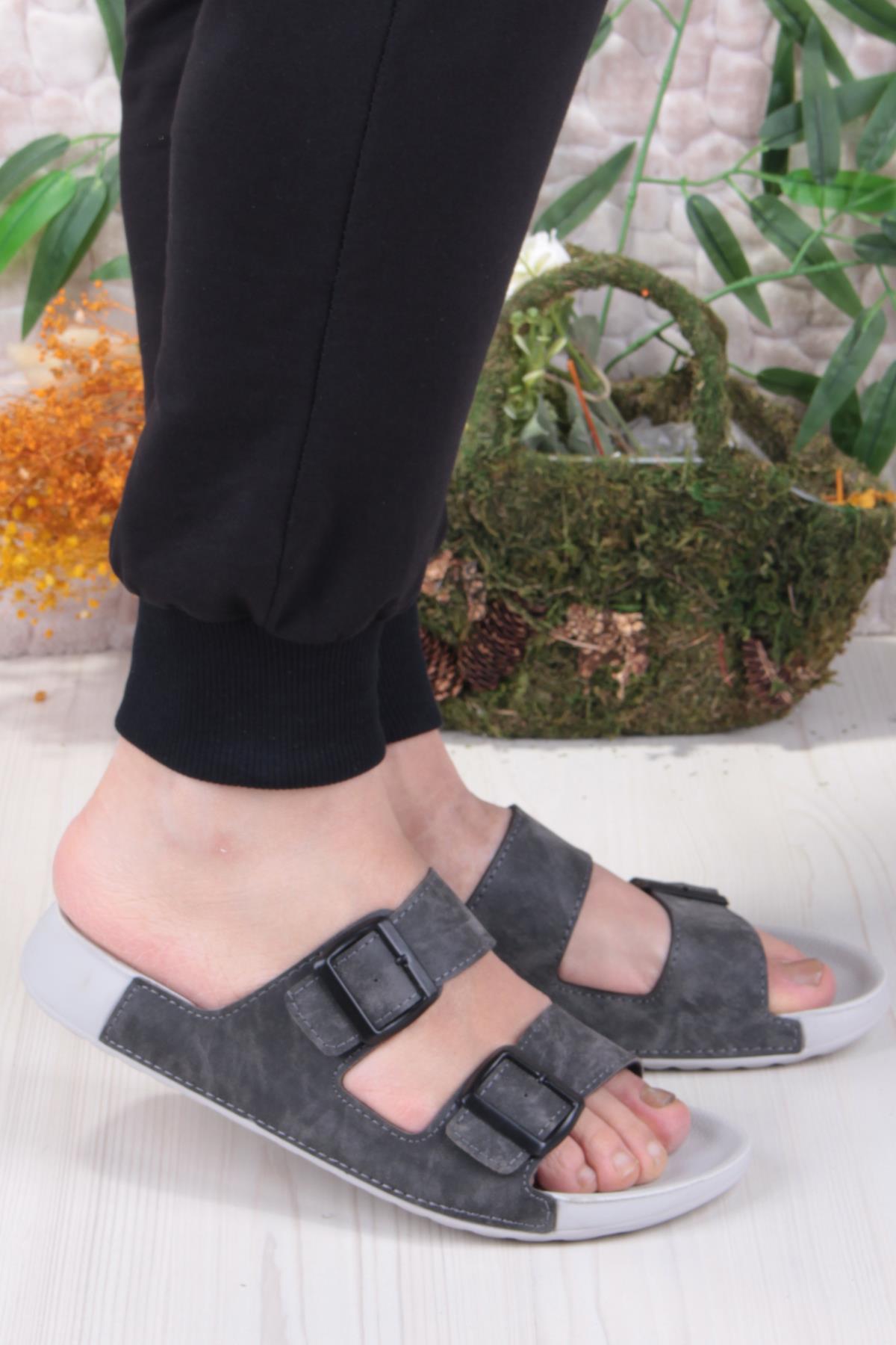 1416 Comfort Taban Deniz Plaj Havuz Erkek Terlik - Görsel 2