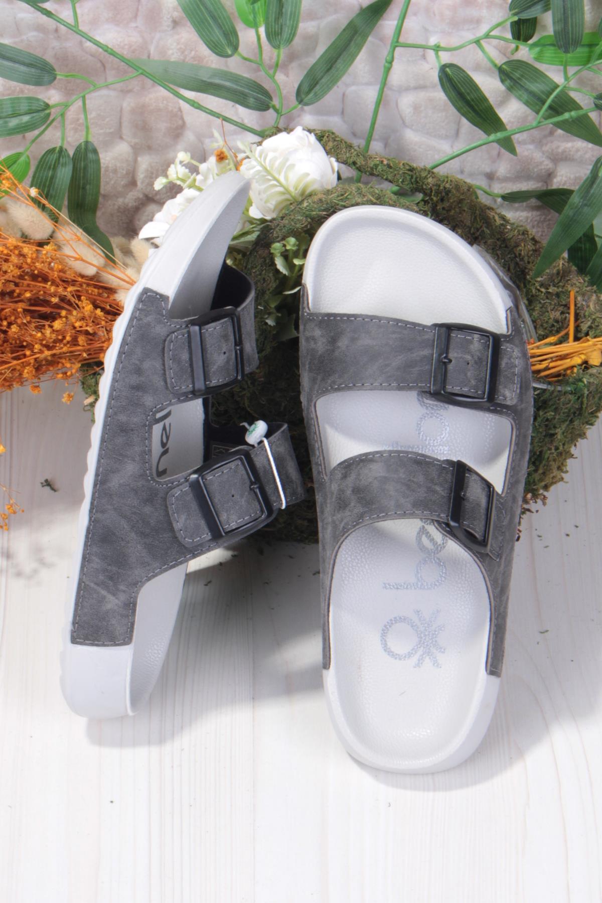 1416 Comfort Taban Deniz Plaj Havuz Erkek Terlik - Görsel 6