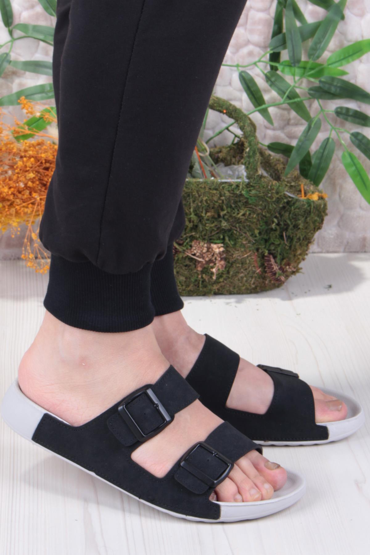 1416 Comfort Taban Deniz Plaj Havuz Erkek Terlik - Görsel 2