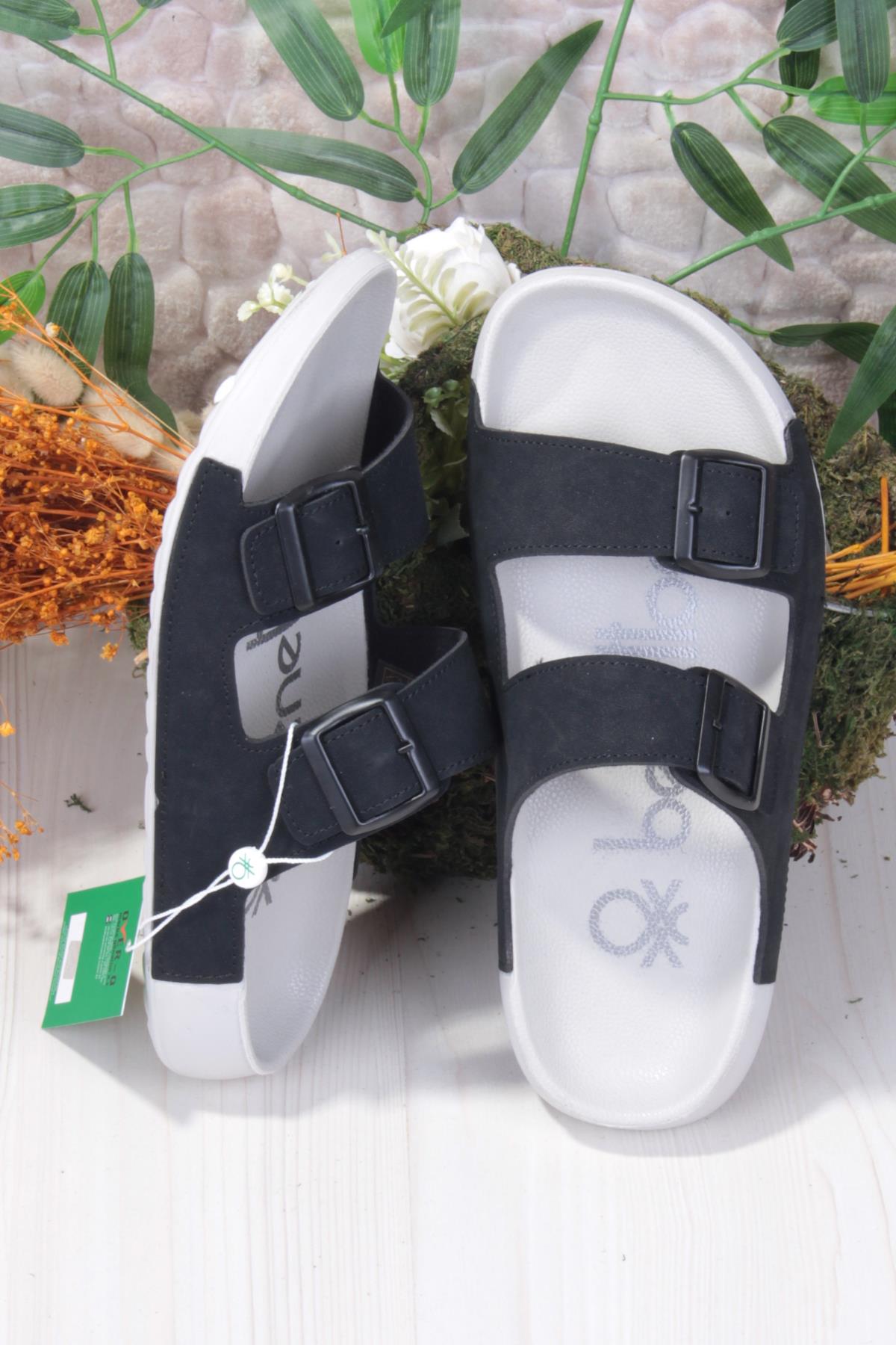 1416 Comfort Taban Deniz Plaj Havuz Erkek Terlik - Görsel 6