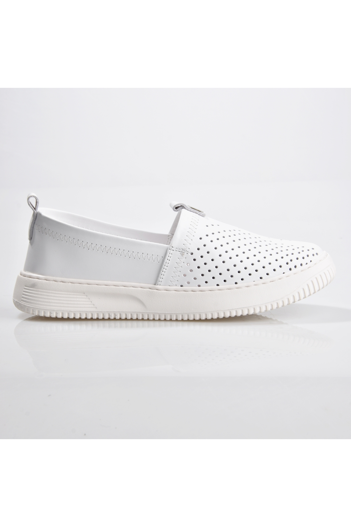 D25YA-855 Kadın Deri Casual Ayakkabı - Görsel 2