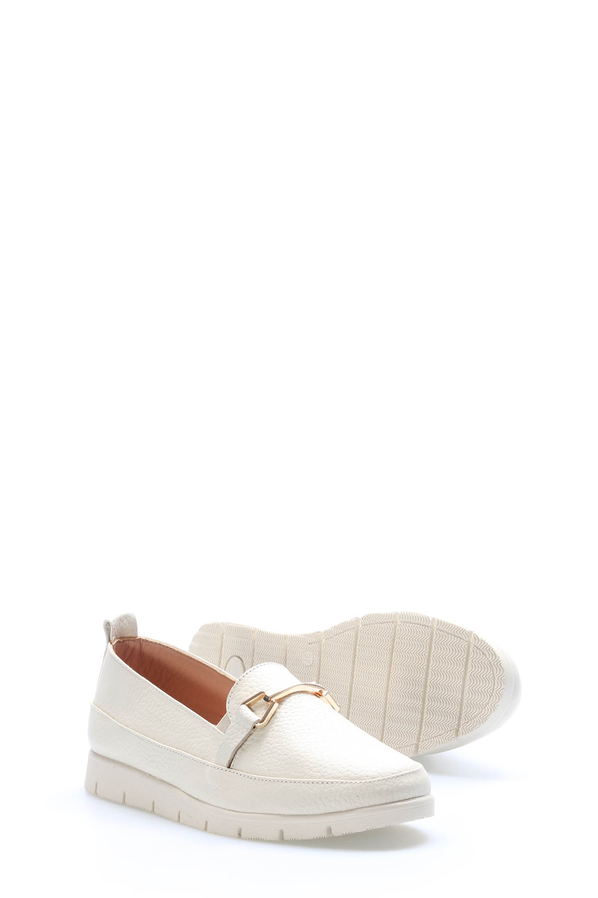 Hakiki Deri Kadın Casual Ayakkabı 135ZA2274-4 - Görsel 4