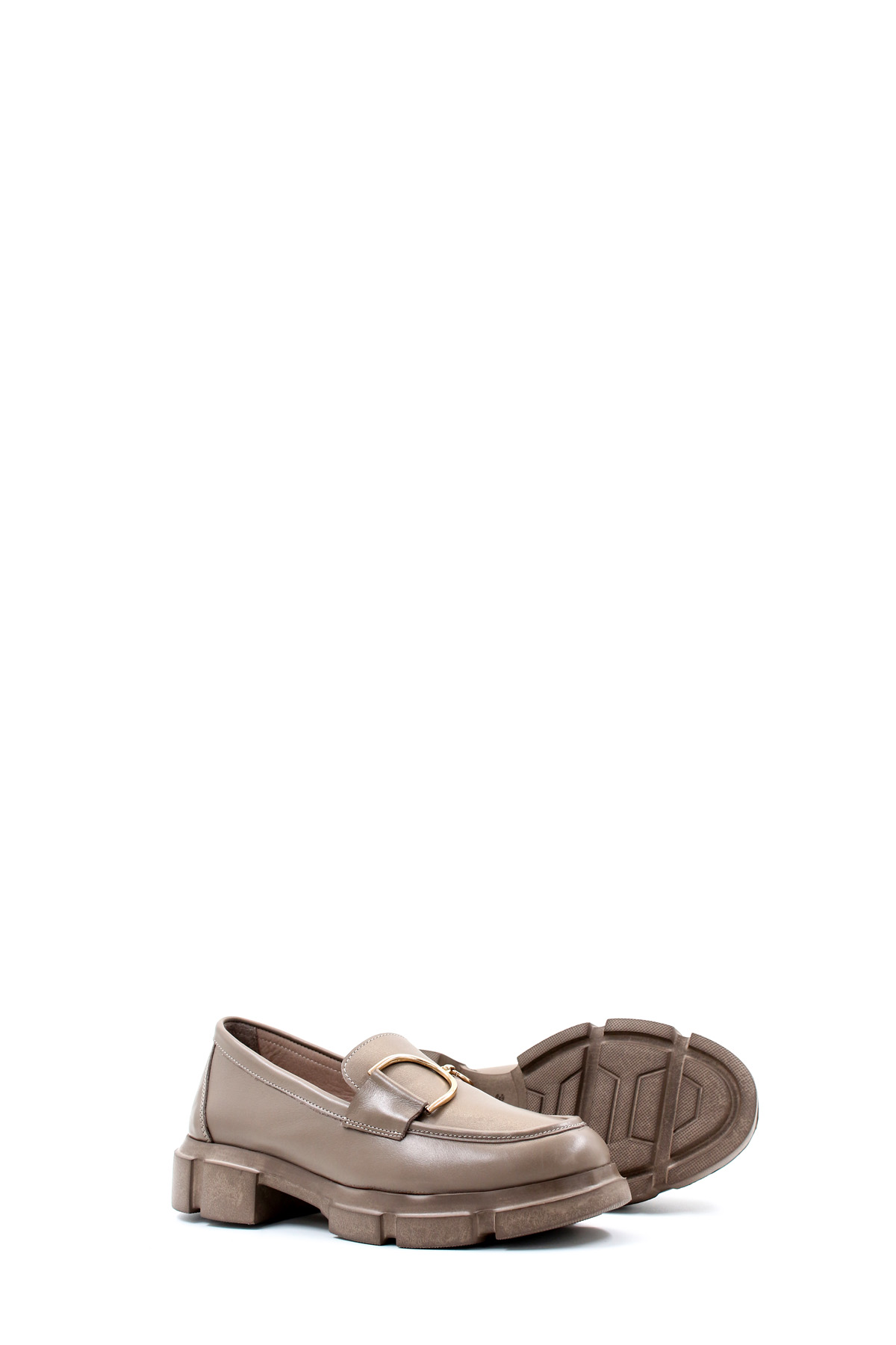 Hakiki Deri Kadın Casual Ayakkabı 217ZA708-504 - Görsel 5