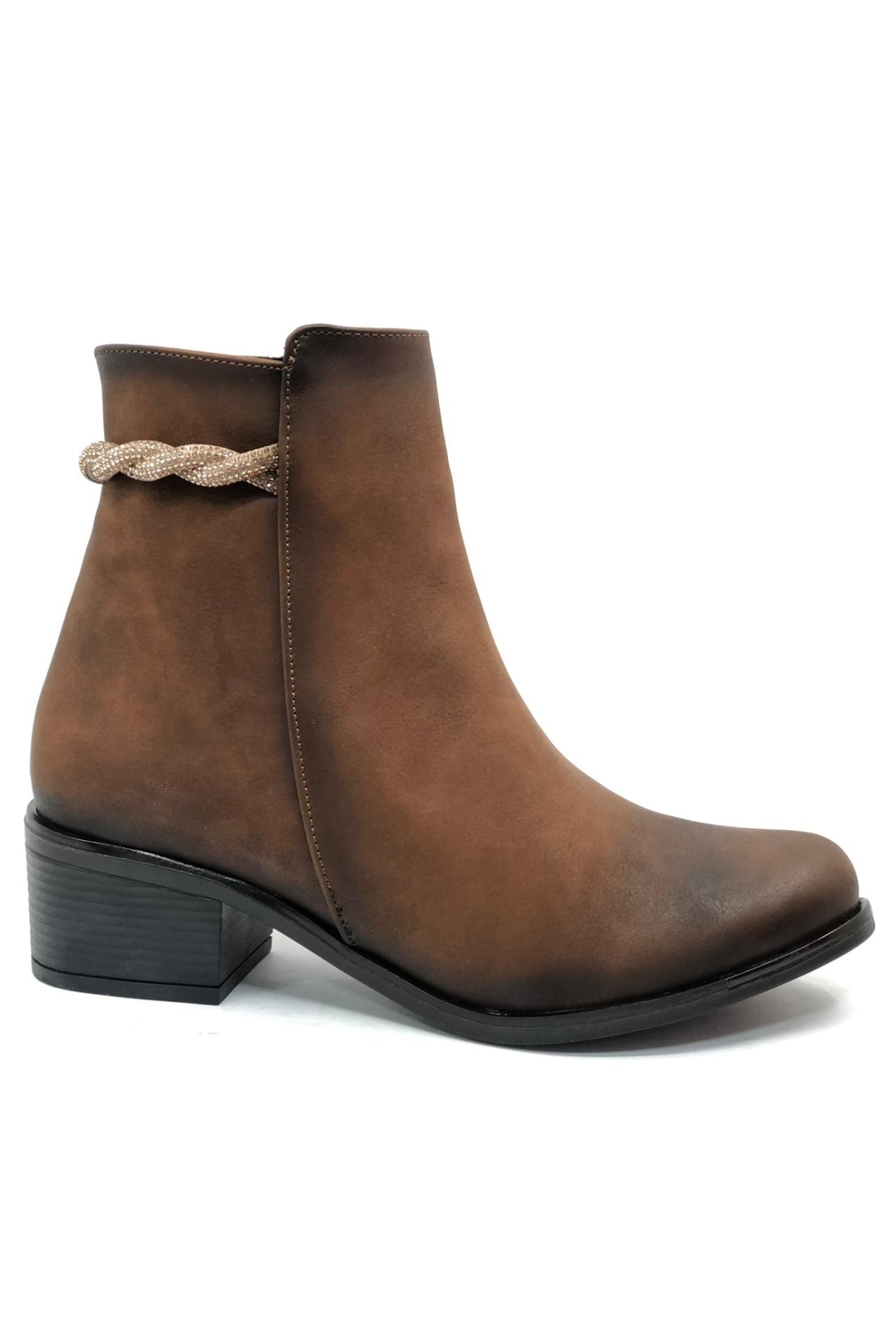 Arkası Taş Dekolteli Kadın Bot - Görsel 2