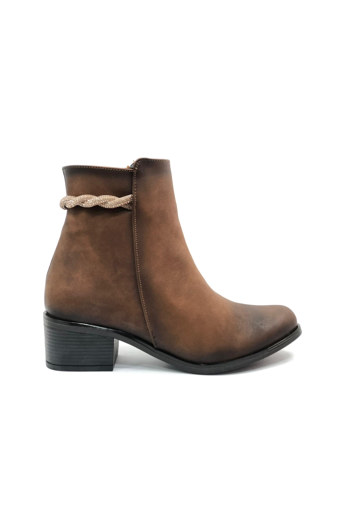 Arkası Taş Dekolteli Kadın Bot - Görsel 3