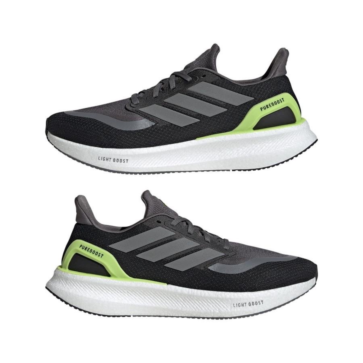 Erkek Siyah Koşu Ayakkabısı PUREBOOST 5 JH6445 - Görsel 3