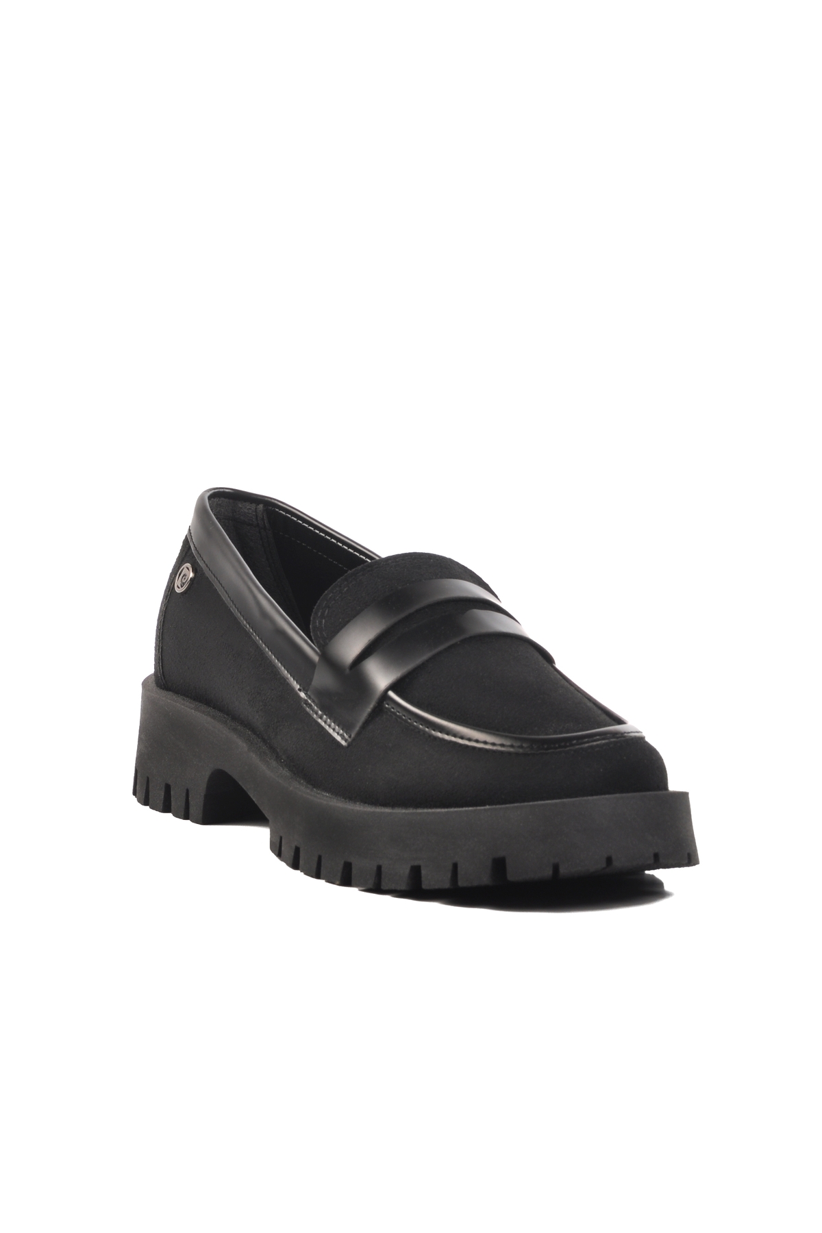 Siyah Süet Kadın Casual Ayakkabı PC-54320 Z - Görsel 4