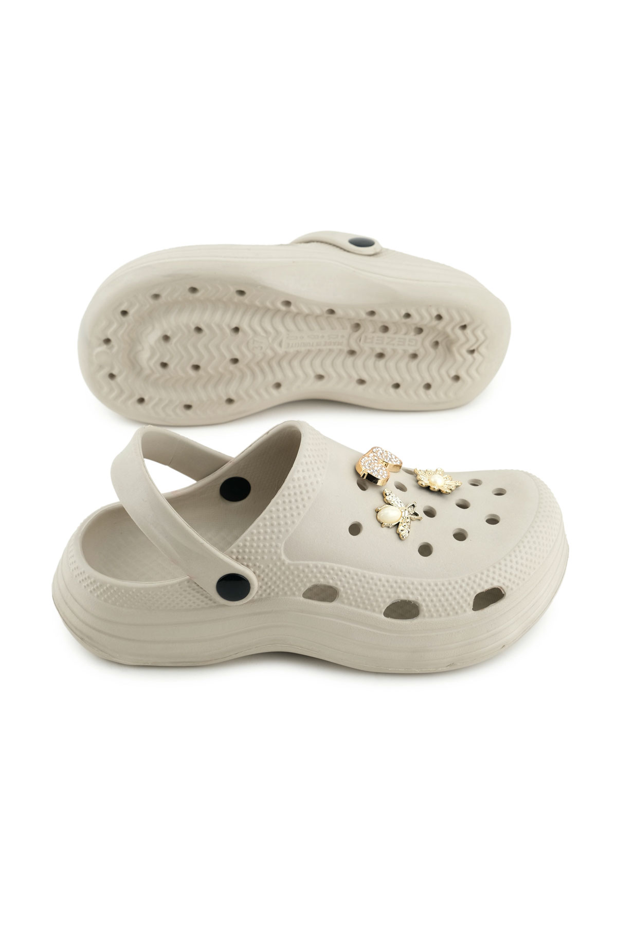 Kadın Yazlık Eva Islak Zemine Uygun Ev Bahçe Banyo Havuz Terlik Sandalet - Görsel 6