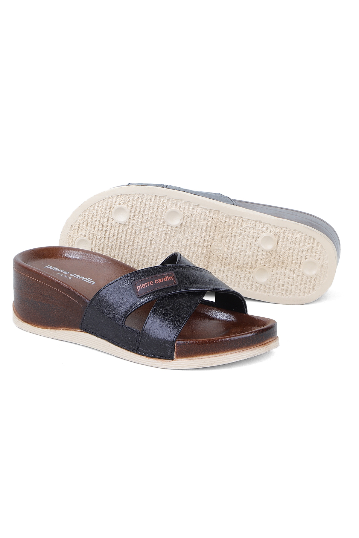 7010 Ortopedik Yüksek Topuk Kadın Terlik - Görsel 6