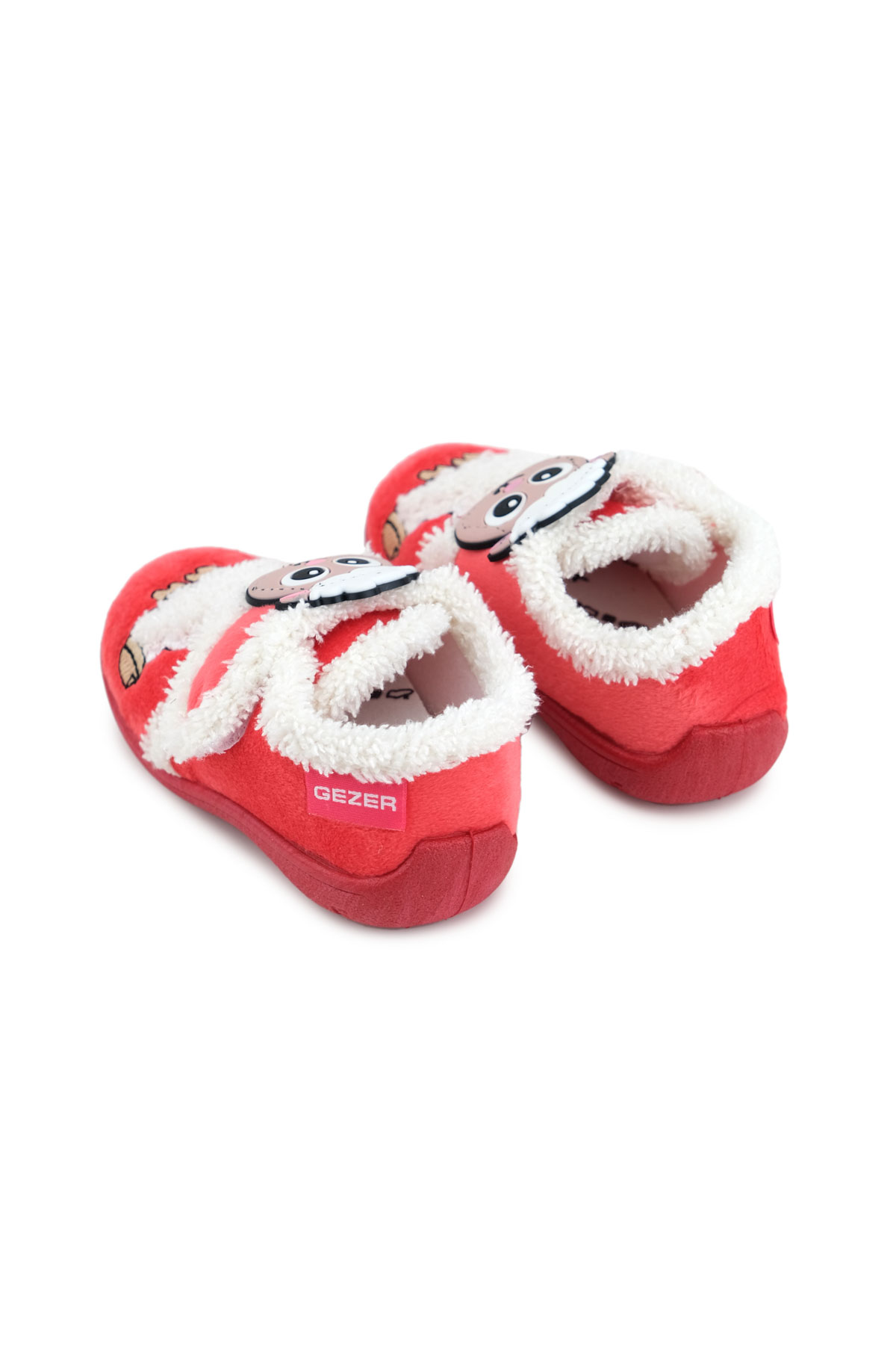 Bebe Kız Çocuk Kışlık Cırtlı Ayarlanabilir Günlük Okul Kreş Panduf Ayakkabı - Görsel 5