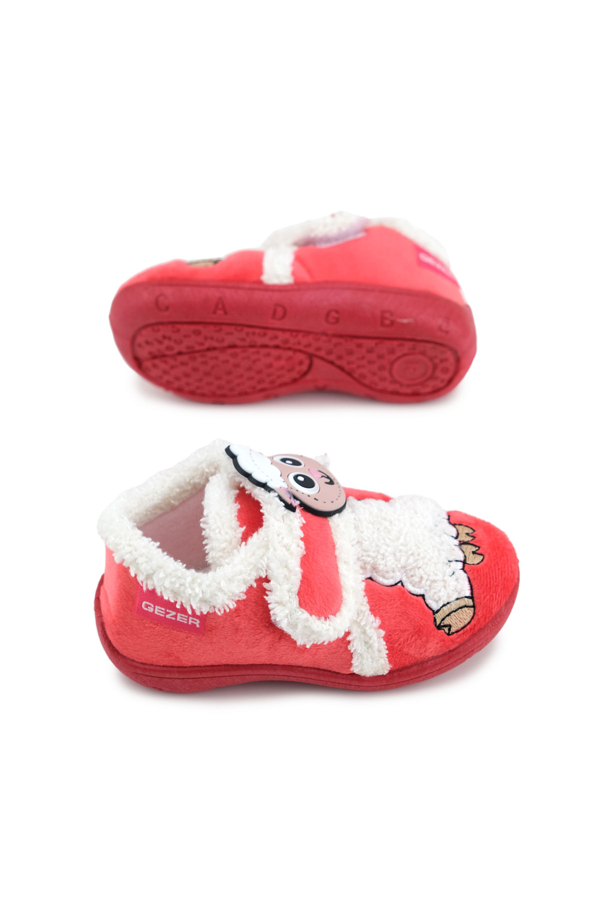 Bebe Kız Çocuk Kışlık Cırtlı Ayarlanabilir Günlük Okul Kreş Panduf Ayakkabı - Görsel 6