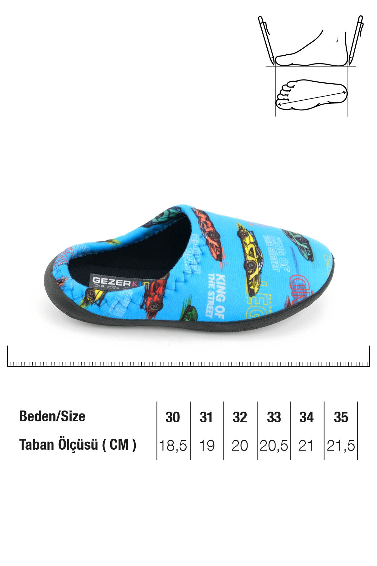 Erkek Çocuk Kışlık Legend Rahat Taban Ev Bahçe Gondol Terlik - Görsel 3