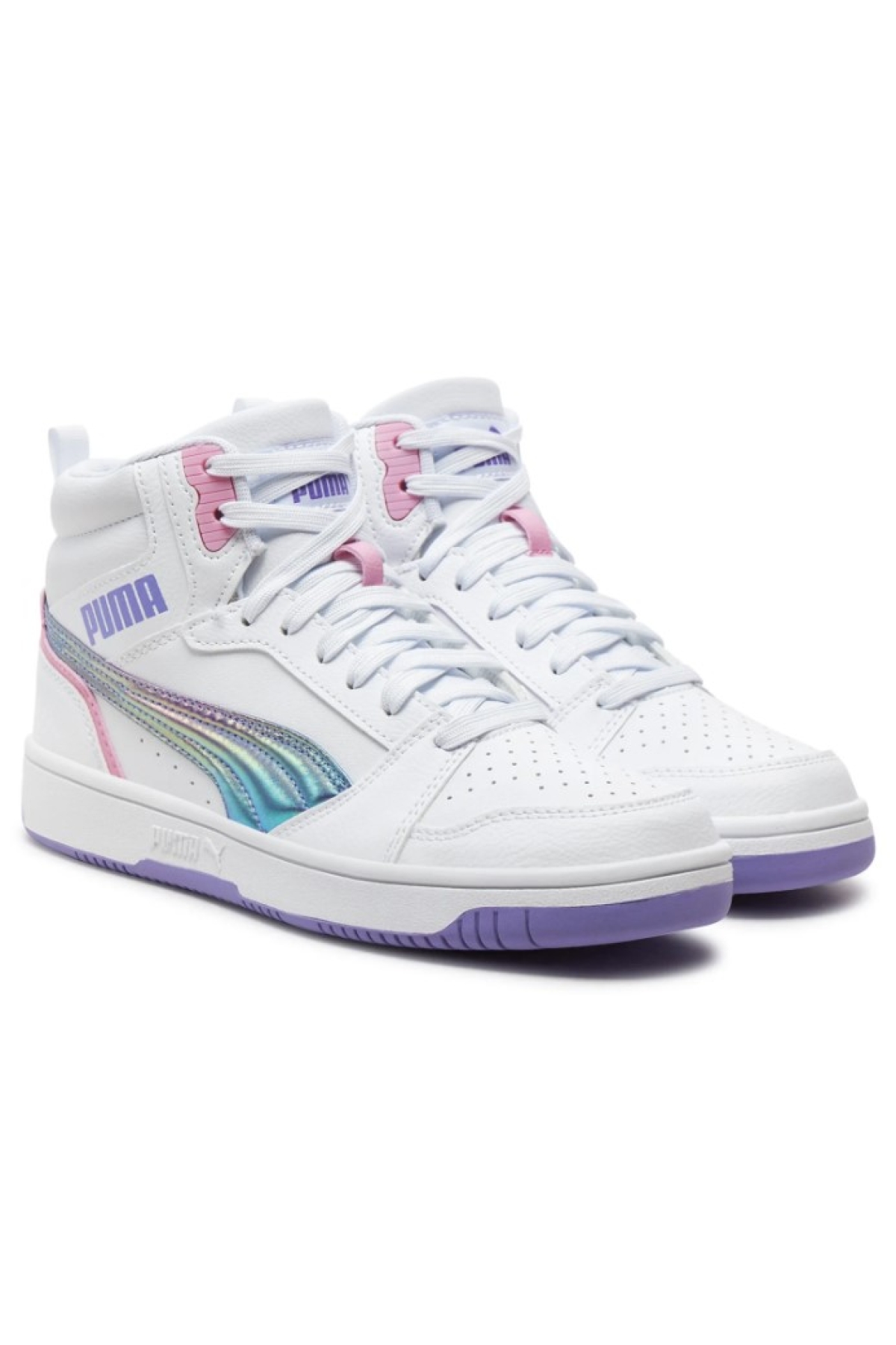 Rebound V6 Mid Bouncy Sky Jr 398725-01 Boğazlı Unisex Spor Ayakkabı - Görsel 3