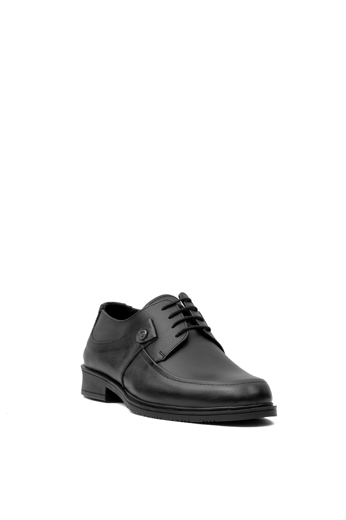 Y6324 Erkek Hakiki Deri Klasik Ayakkabı Siyah - Görsel 3