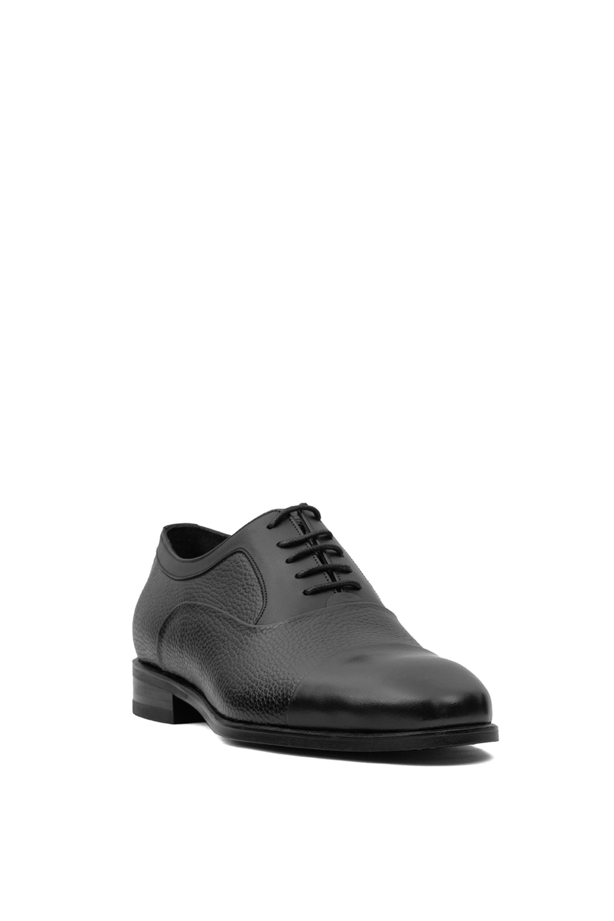 Y4005 Erkek Hakiki Deri Klasik Ayakkabı Siyah - Görsel 3