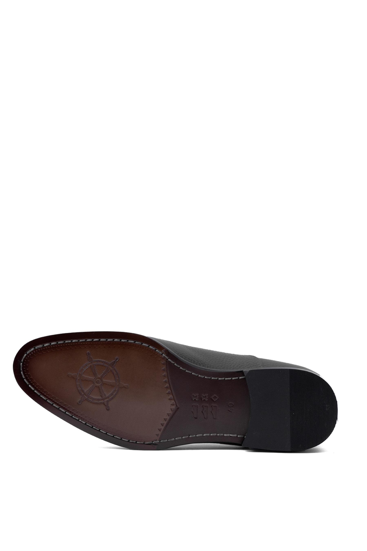 Y4005 Erkek Hakiki Deri Klasik Ayakkabı Kahverengi - Görsel 5