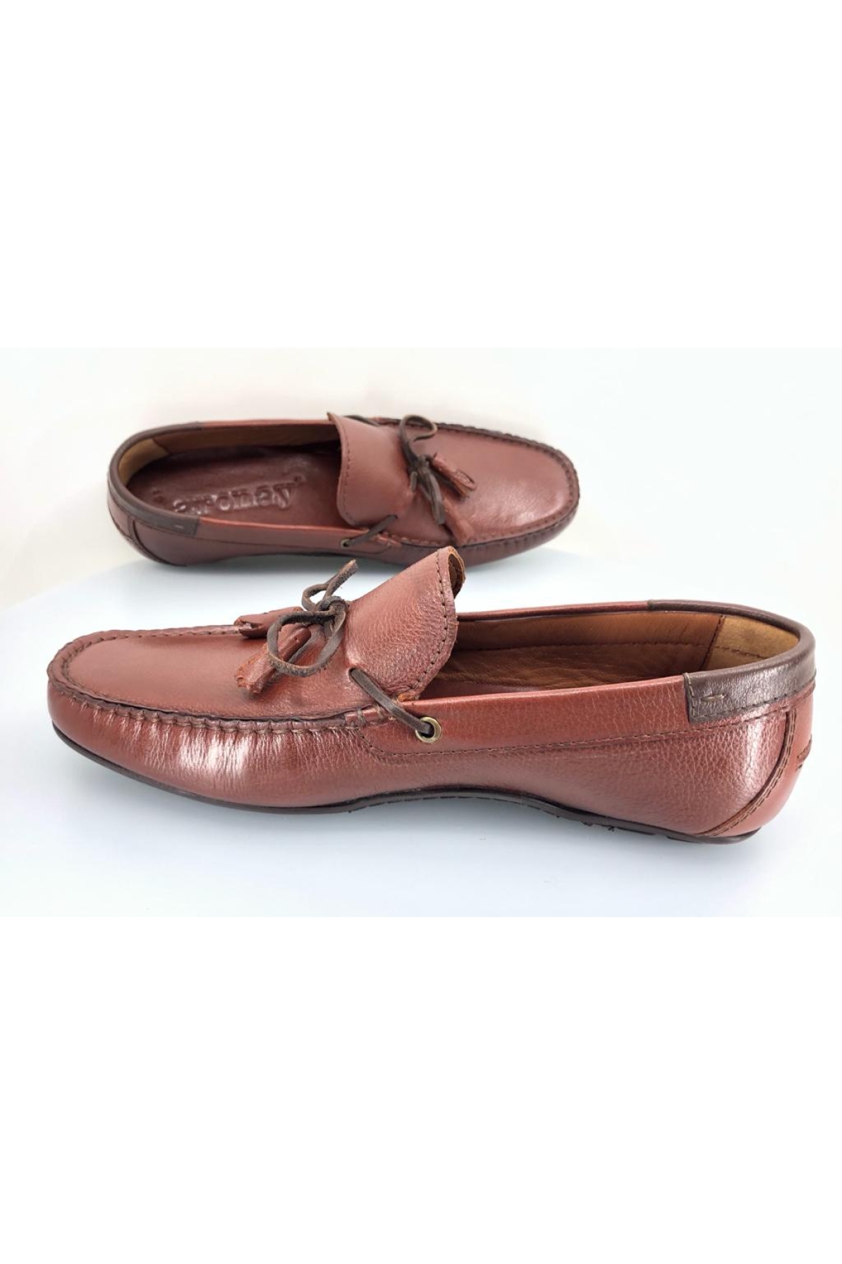 084 %100 Hakiki Deri Püsküllü Erkek Loafer Babet - Görsel 3