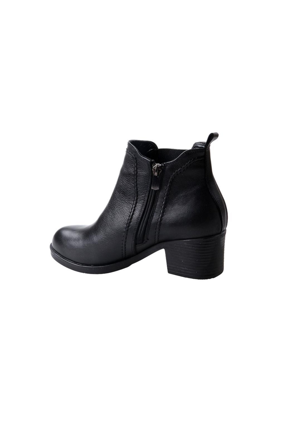 SCAVİA Scavia Orto pedik Comfort Hakiki Deri 5 Cm Topuklu Bayan Bot - Görsel 4