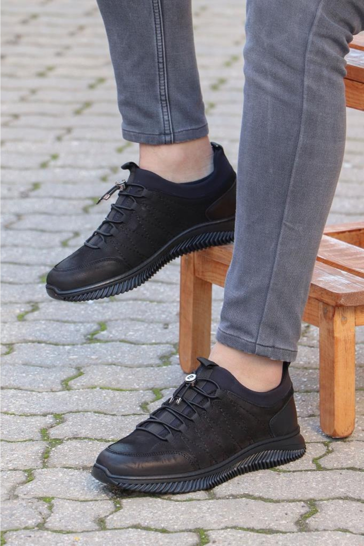 77541 Termo Taban Erkek Günlük Nubuk Deri Ayakkabı - Görsel 2