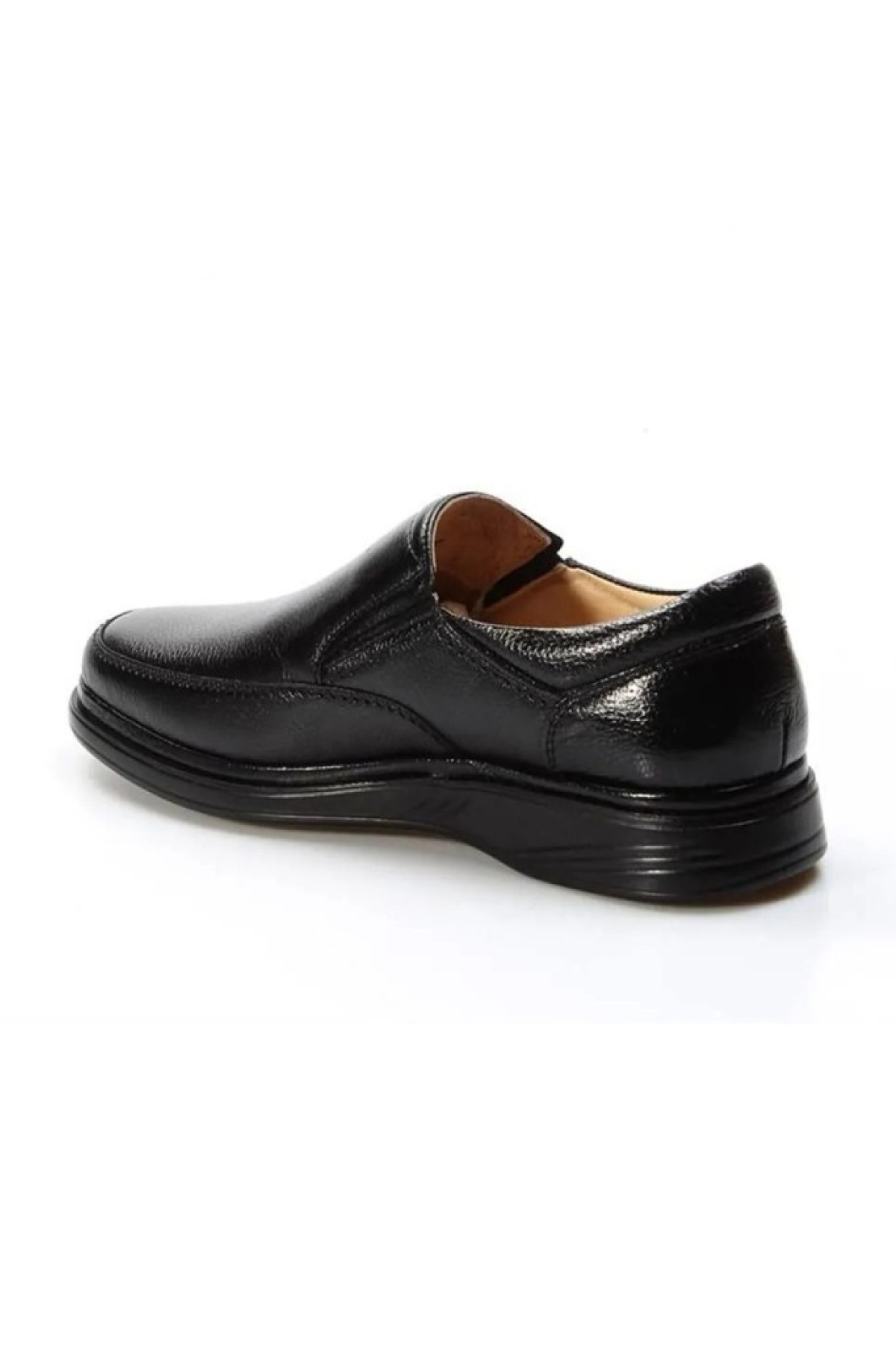 101-25 Hakiki Deri Anatomik Lastikli Erkek Ayakkabı - Görsel 4