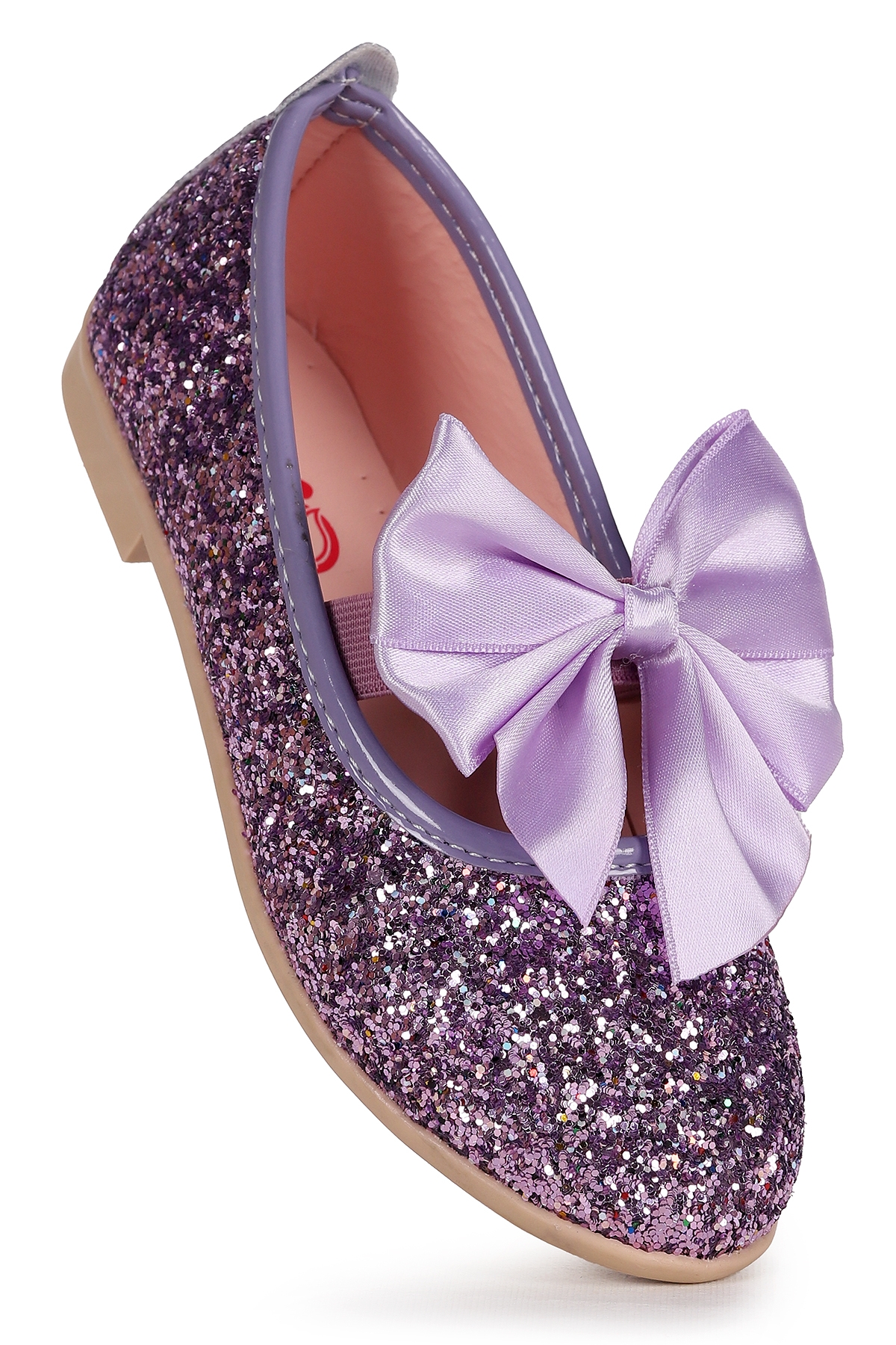 Tari Fiyonk Lastikli Kız Çocuk Babet Ayakkabı Lila - Görsel 4